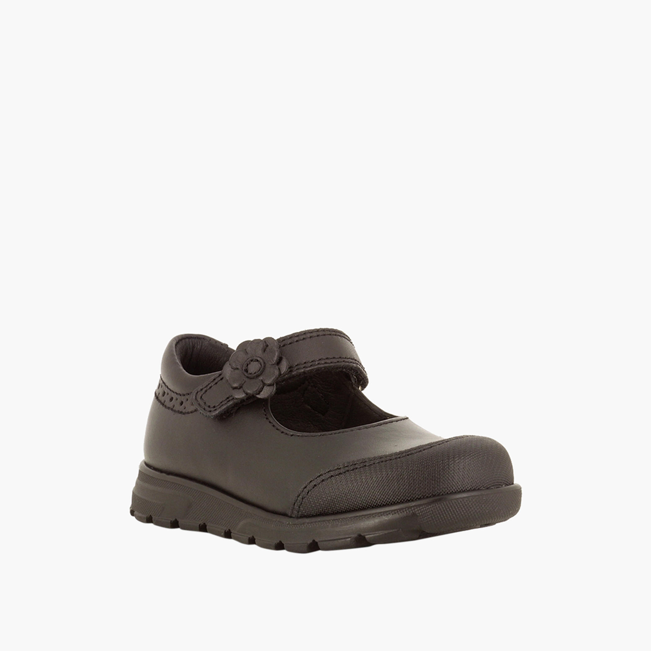 Pablosky Girls' School Shoes with Hook & Loop Closure and Strap Accent-girls-shoes-schoolshoes-image-2