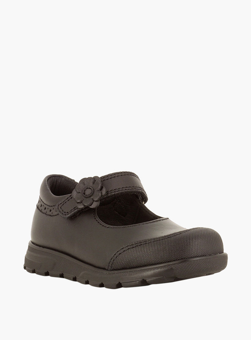 Pablosky Girls' School Shoes with Hook & Loop Closure and Strap Accent-girls-shoes-schoolshoes-image-2