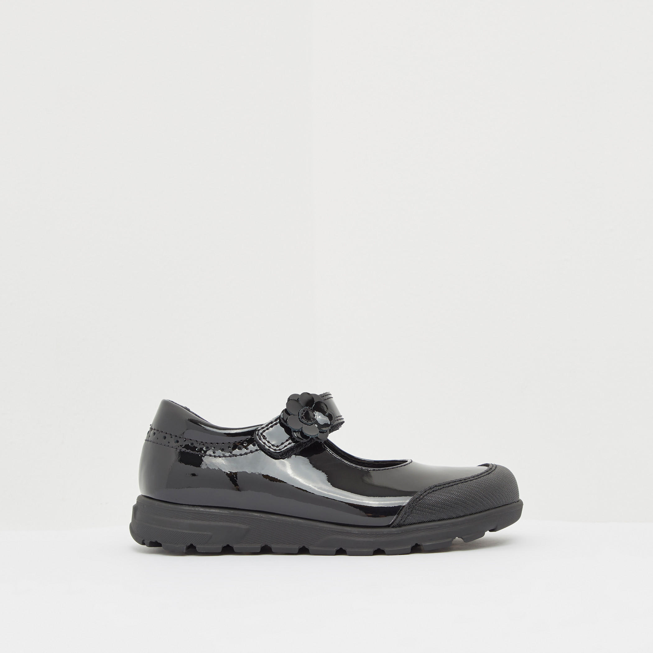 Pablosky Girls' Mary Jane Shoes with Hook and Loop Closure-girls-shoes-schoolshoes-image-1