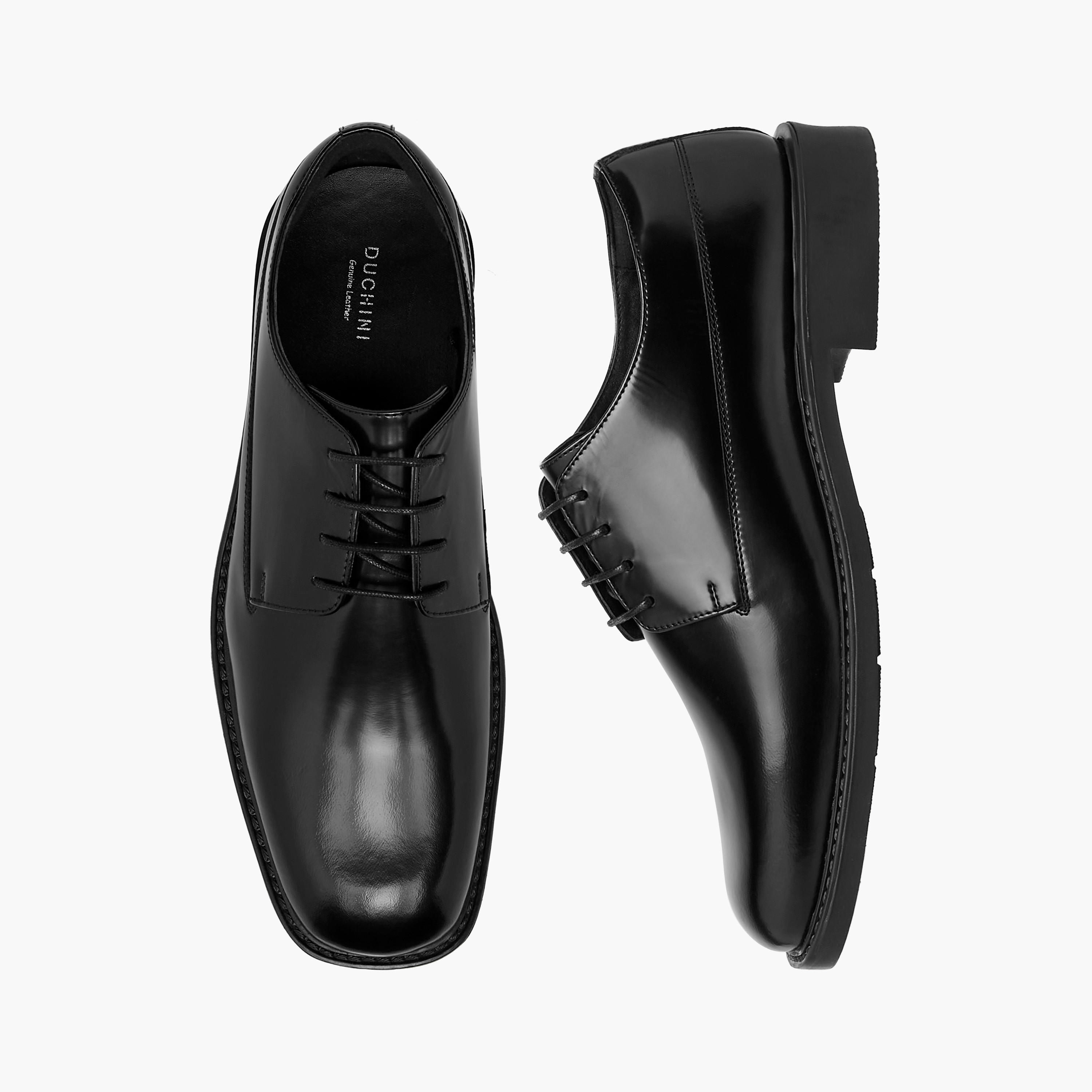 حذاء ديربي جلد سادة برباط للرجال من دوتشيني-men-shoes-formalshoes-image-1