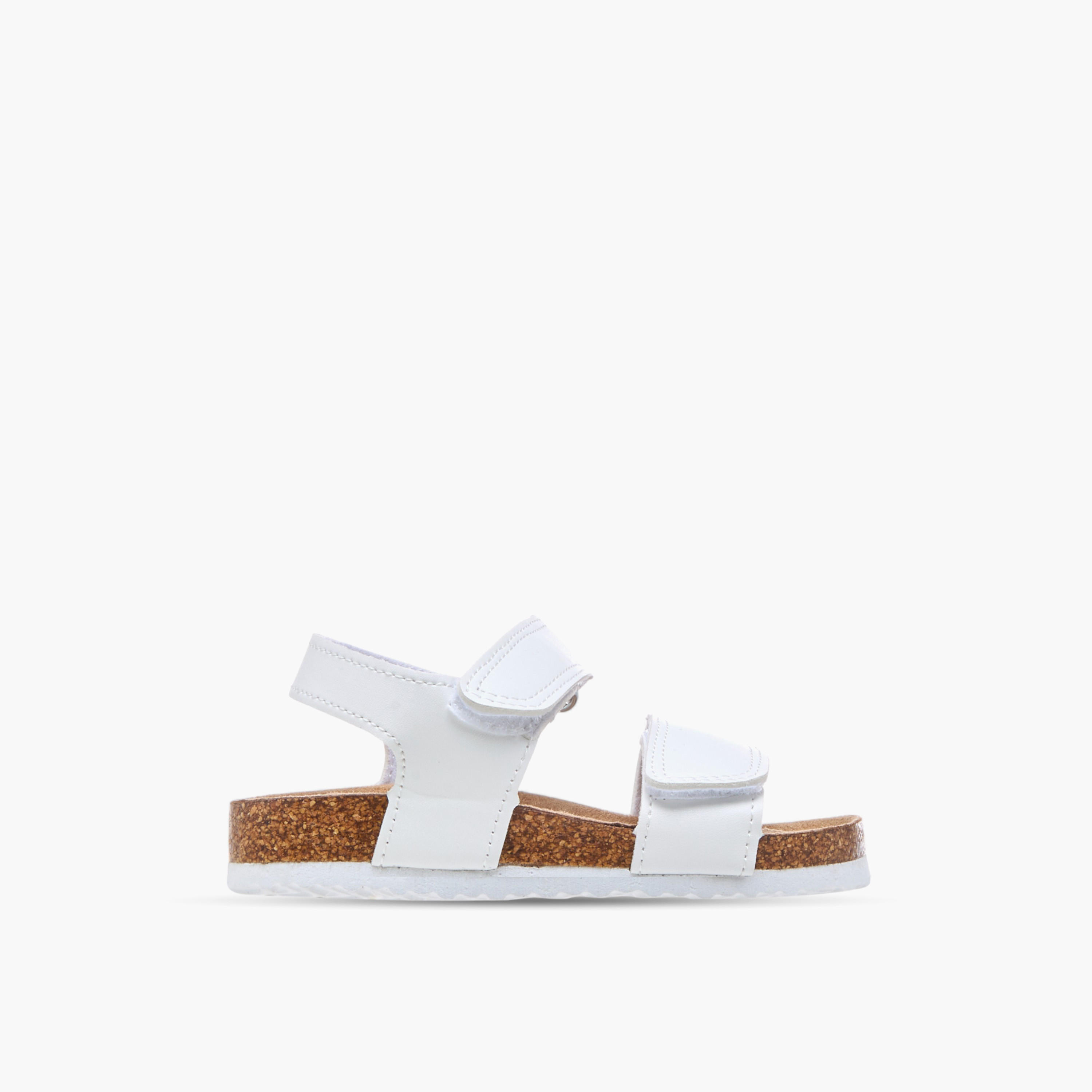 LBL by Shoexpress Solid Sandals with Hook and Loop Closure-boys-shoes-sandals-image-2