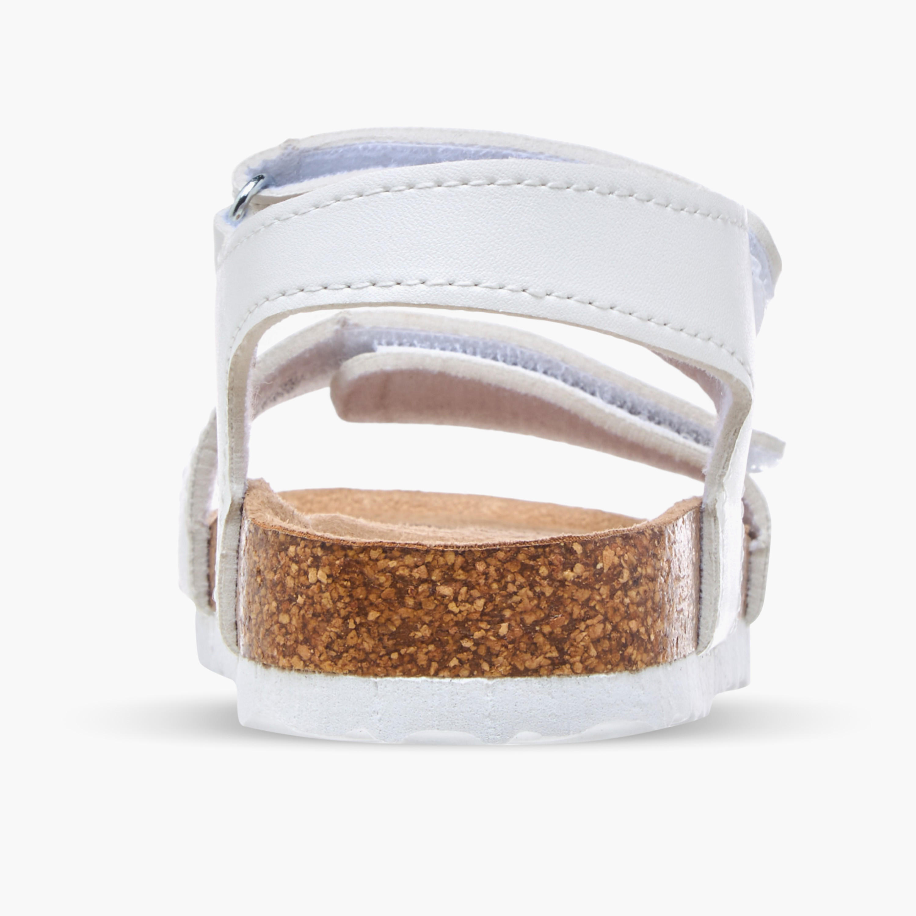 LBL by Shoexpress Solid Sandals with Hook and Loop Closure-boys-shoes-sandals-image-4