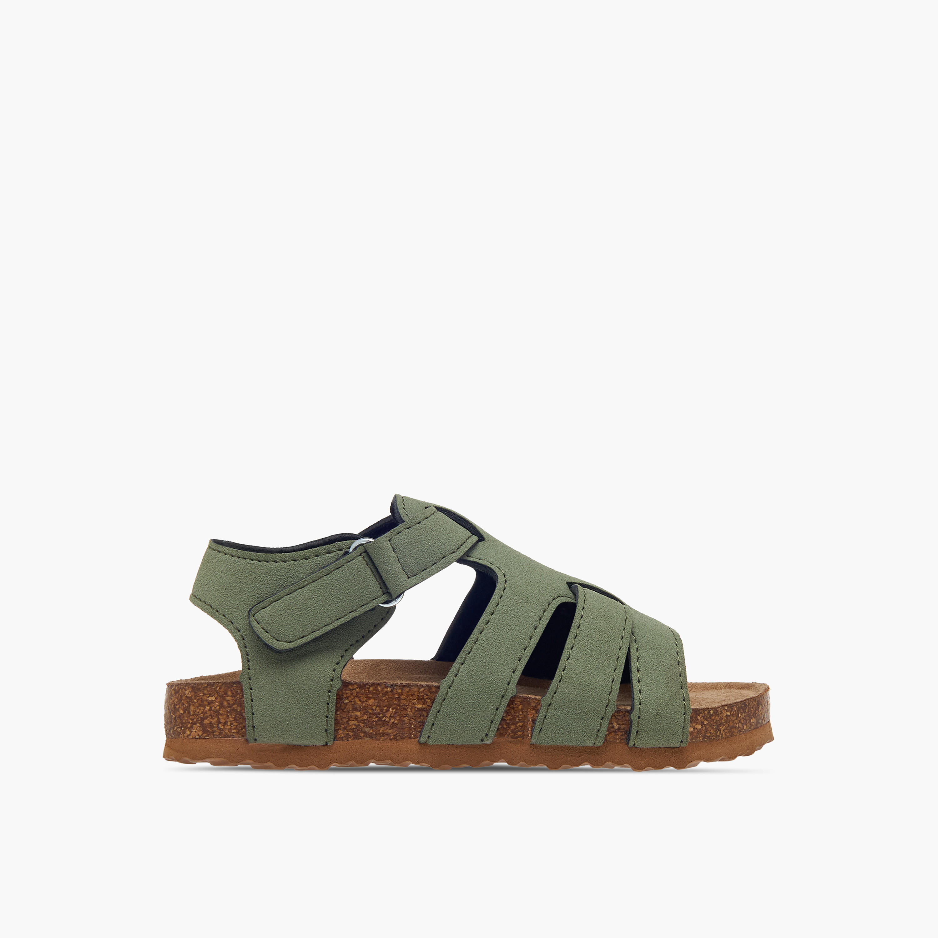 LBL by Shoexpress Strappy Sandals with Hook and Loop Closure-boys-shoes-sandals-image-2