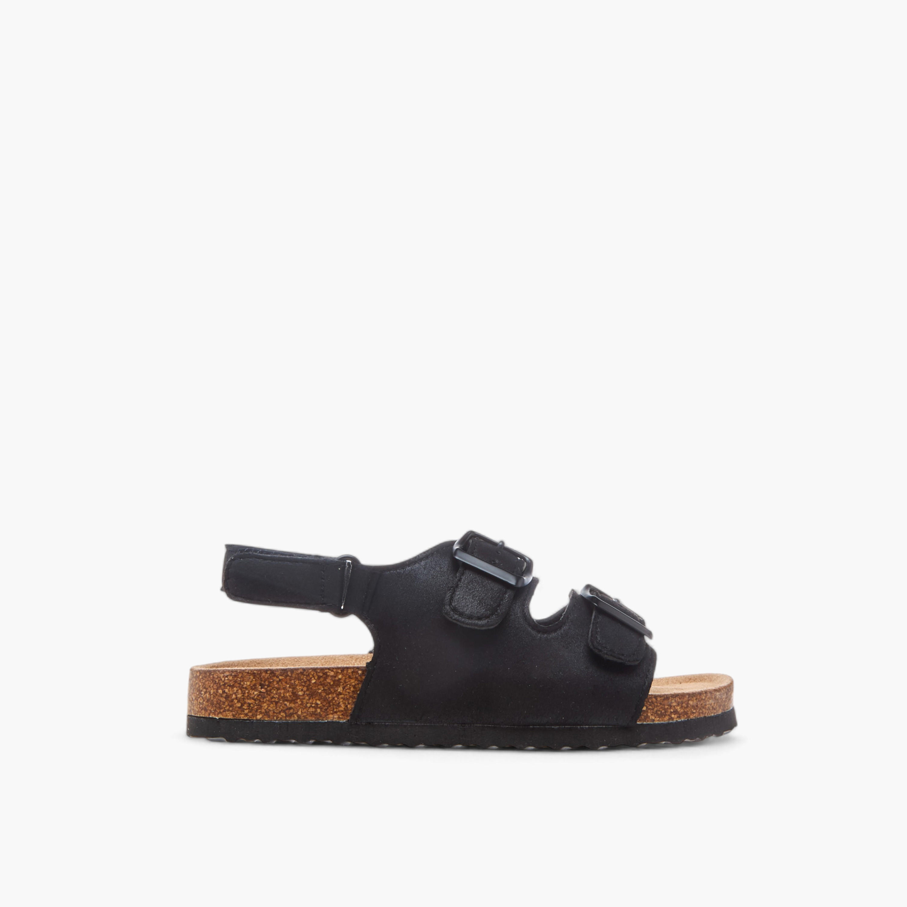 LBL by Shoexpress Buckle Accent Strap Sandals with Hook and Loop Closure-boys-shoes-sandals-image-2