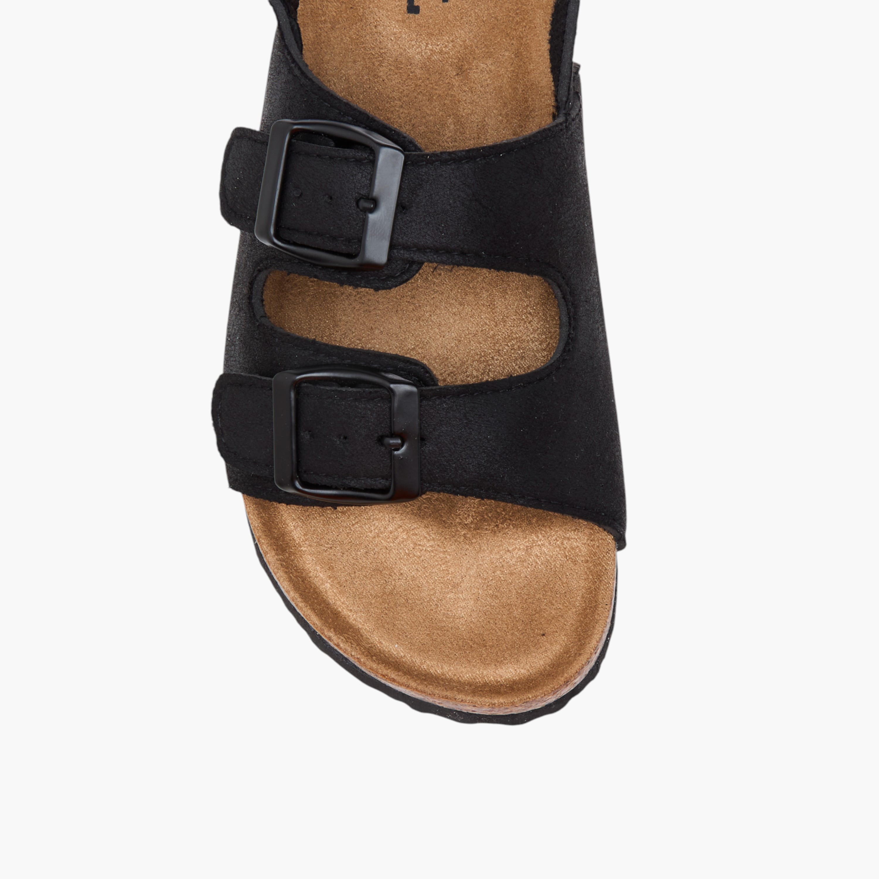 LBL by Shoexpress Buckle Accent Strap Sandals with Hook and Loop Closure-boys-shoes-sandals-image-3