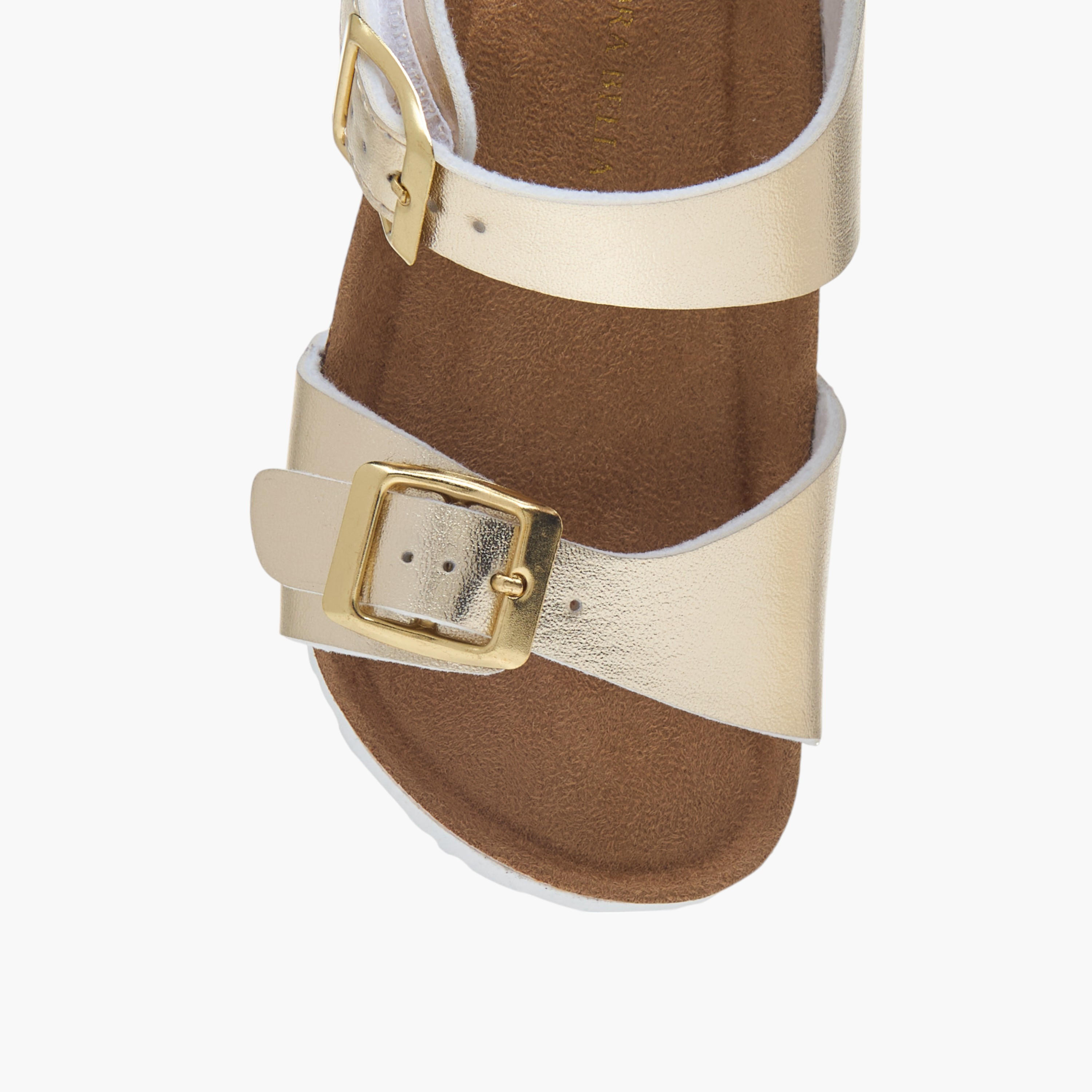 صندل سادة بشريط إغلاق لاصق من فلورا بيلا-girls-shoes-sandals-image-3