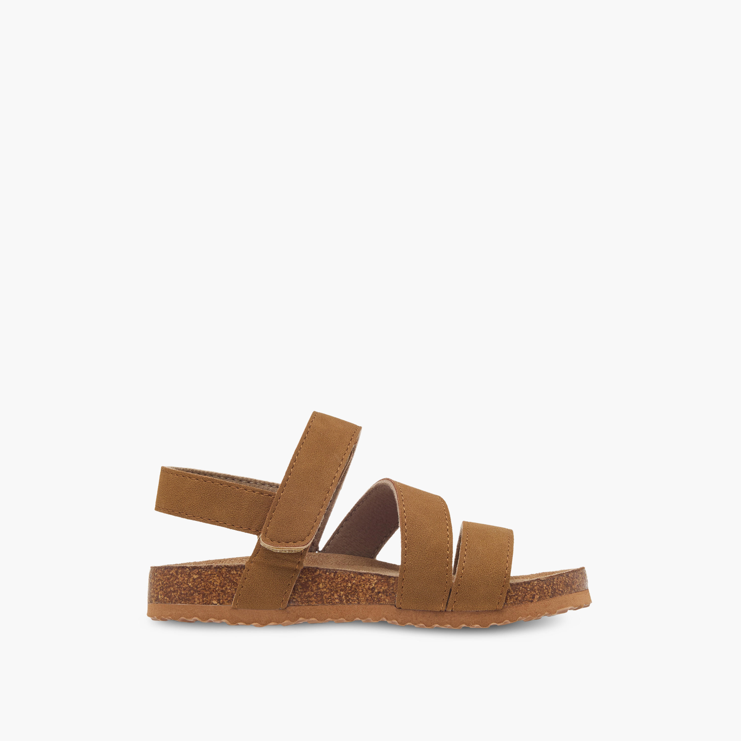 LBL by Shoexpress Stitch Detail Sandals with Hook and Loop Closure-boys-shoes-sandals-image-2