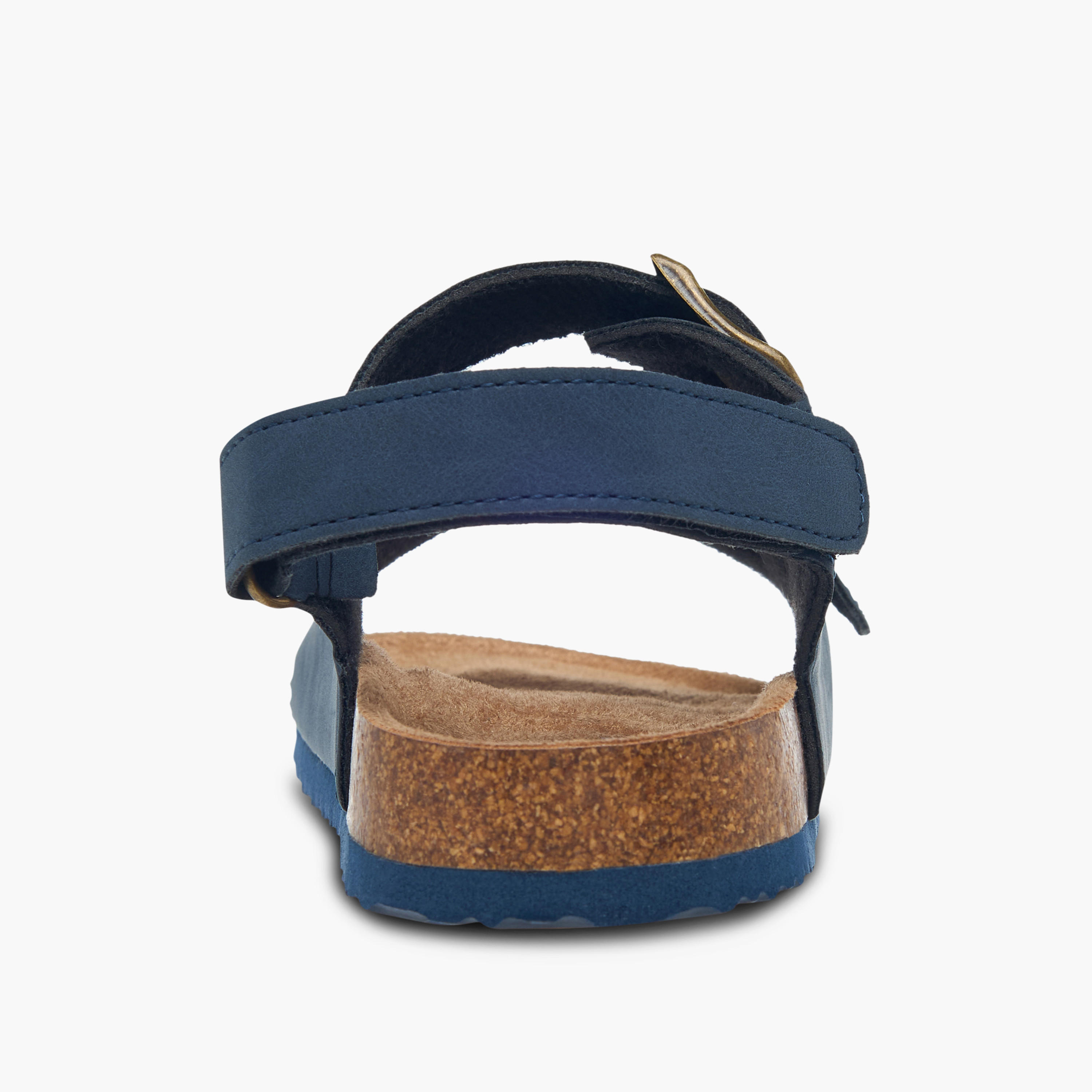 LBL by Shoexpress Solid Sandals with Hook and Loop Closure-boys-shoes-sandals-image-4
