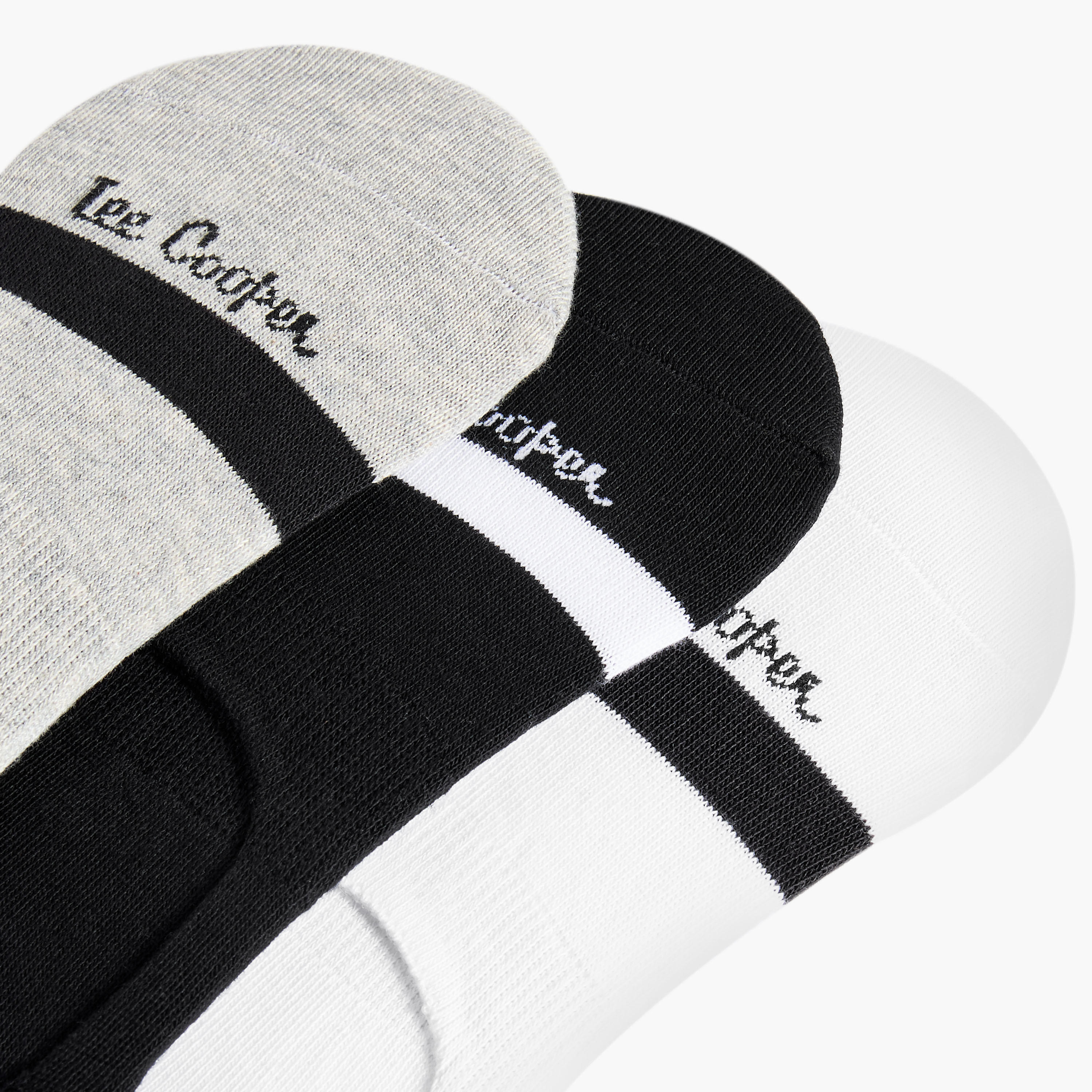 Lee Cooper Men No Show Socks - Set of 3-men-socks-image-3