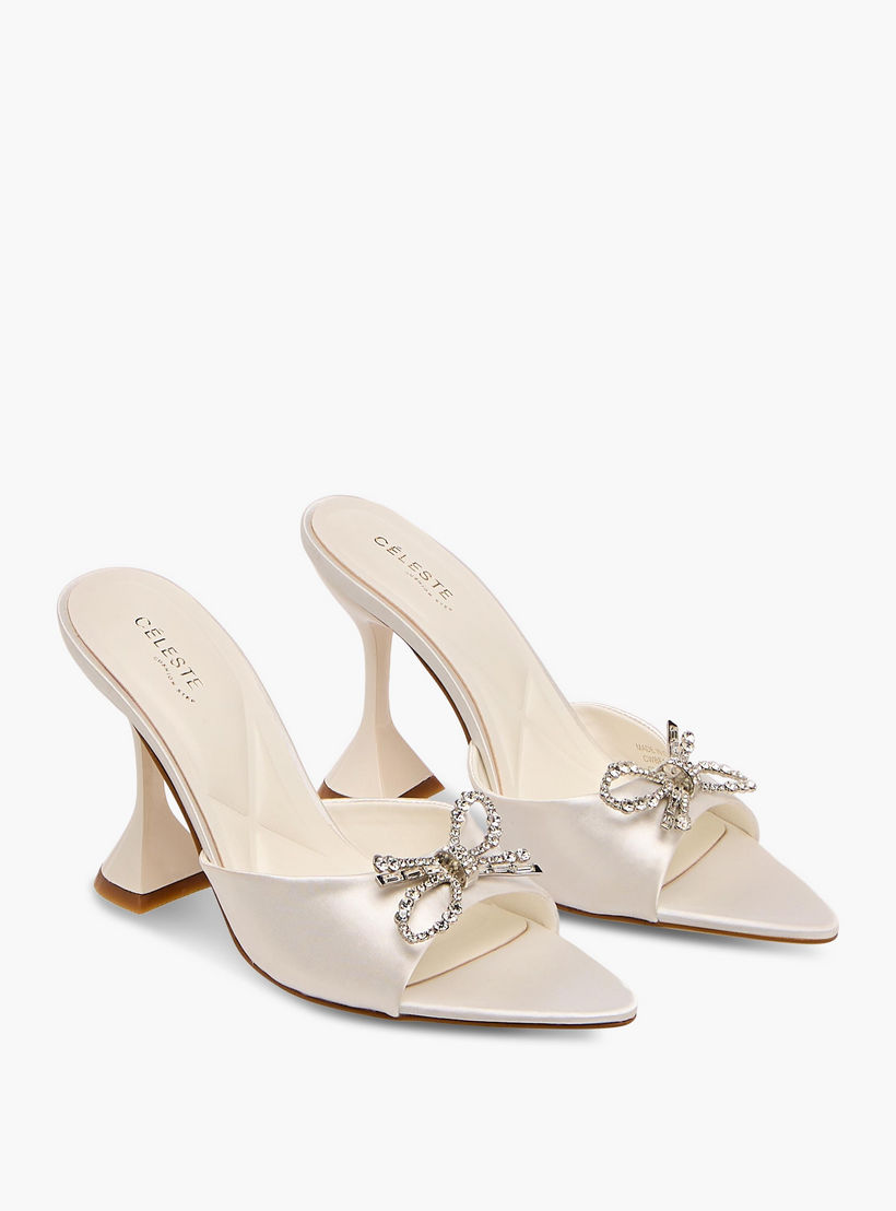 Celeste Women Bow Embellished Flared Heel Sandals-women-shoes-sandals-heeled-image-1