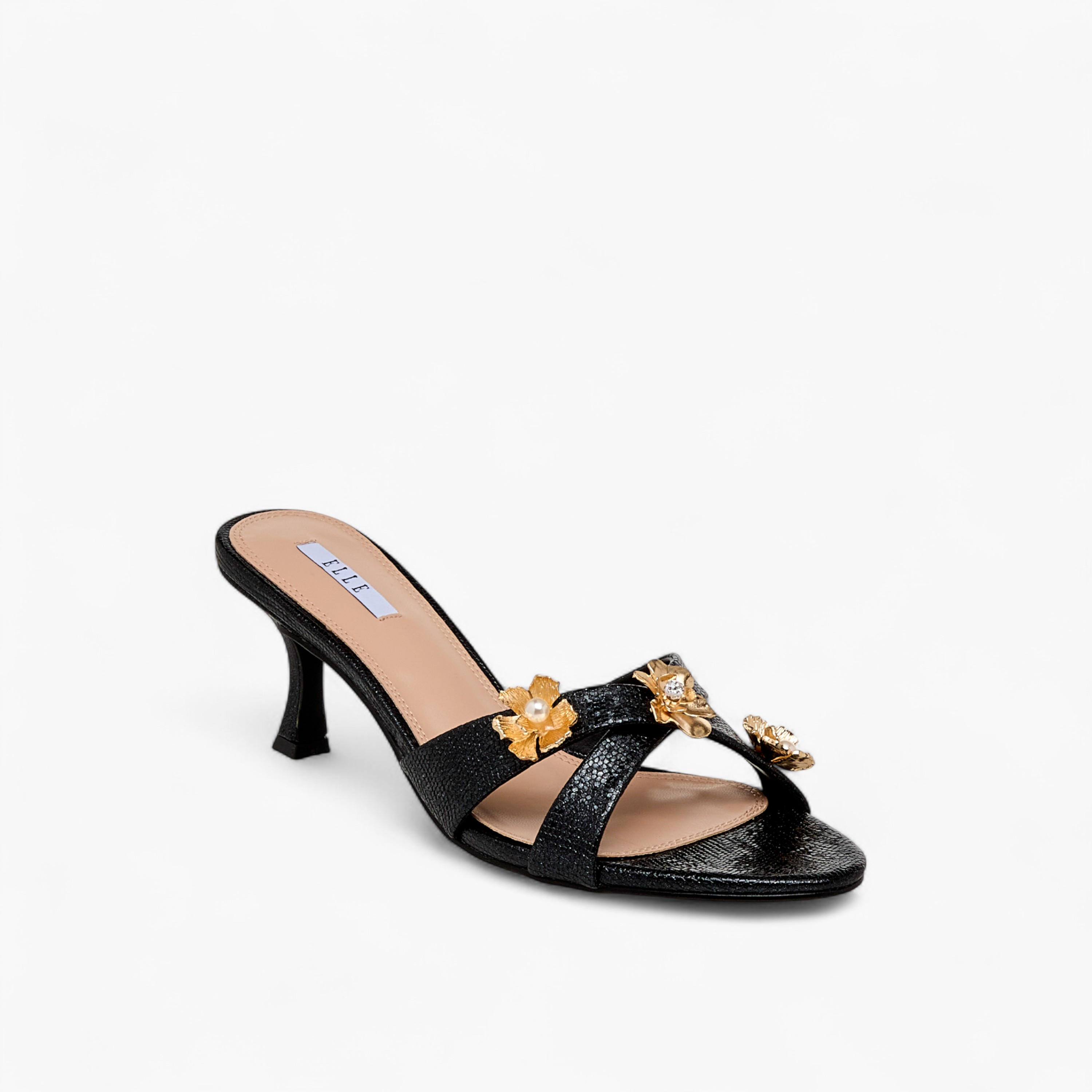 Elle Women Floral Embellished Cross Strap Sandals-women-shoes-sandals-heeled-image-2