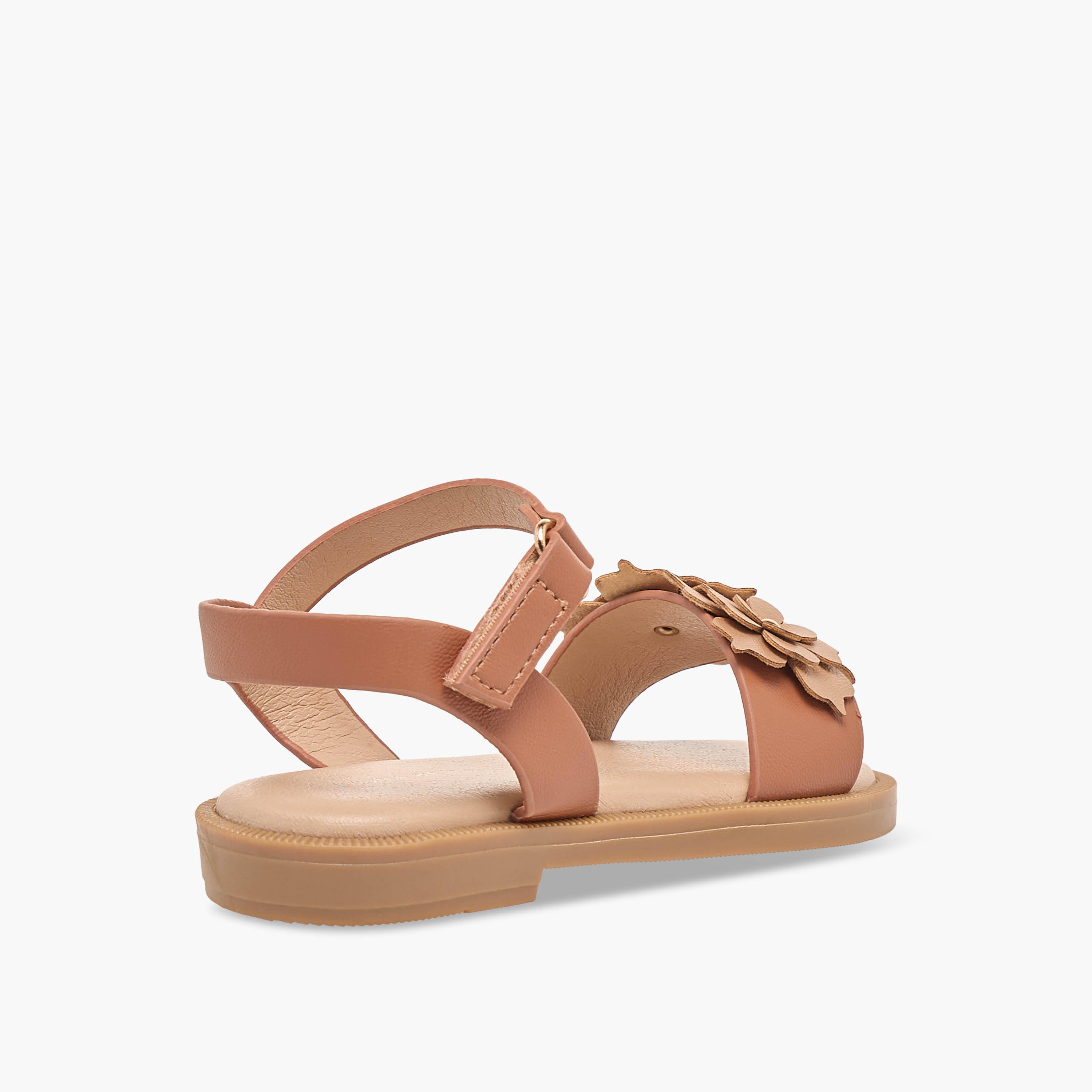 صندل بأحزمة وشريط إغلاق لاصق للبنات من فلورا بيلا-girls-shoes-sandals-image-6