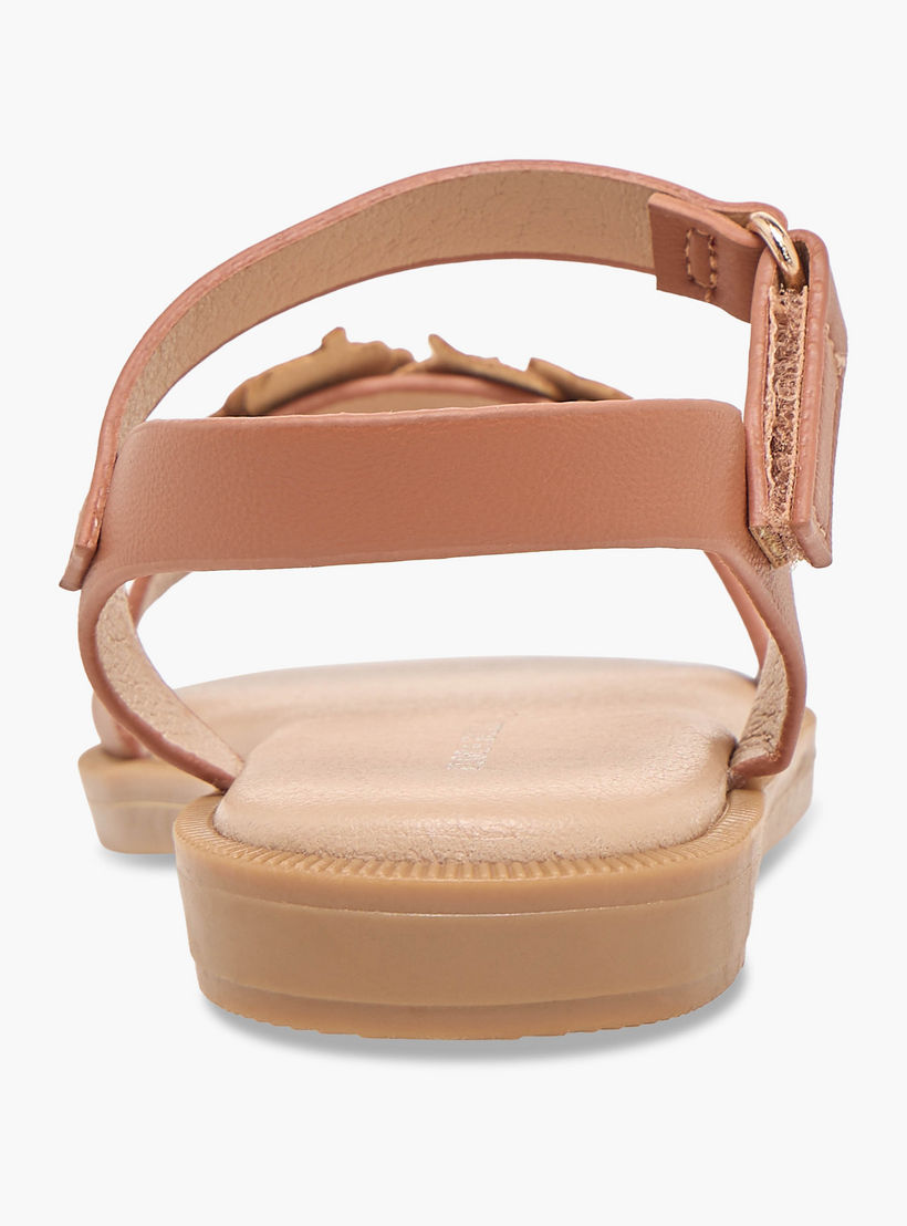 صندل بأحزمة وشريط إغلاق لاصق للبنات من فلورا بيلا-girls-shoes-sandals-image-8