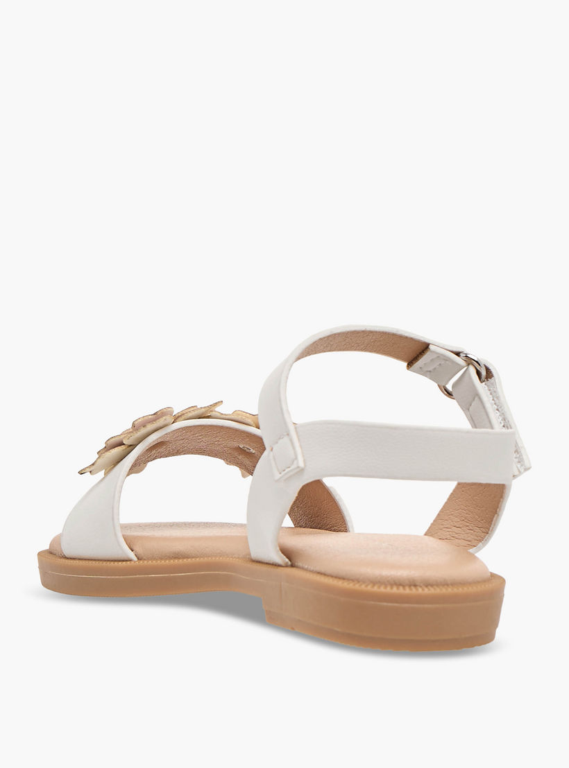صندل بأحزمة وشريط إغلاق لاصق للبنات من فلورا بيلا-girls-shoes-sandals-image-5