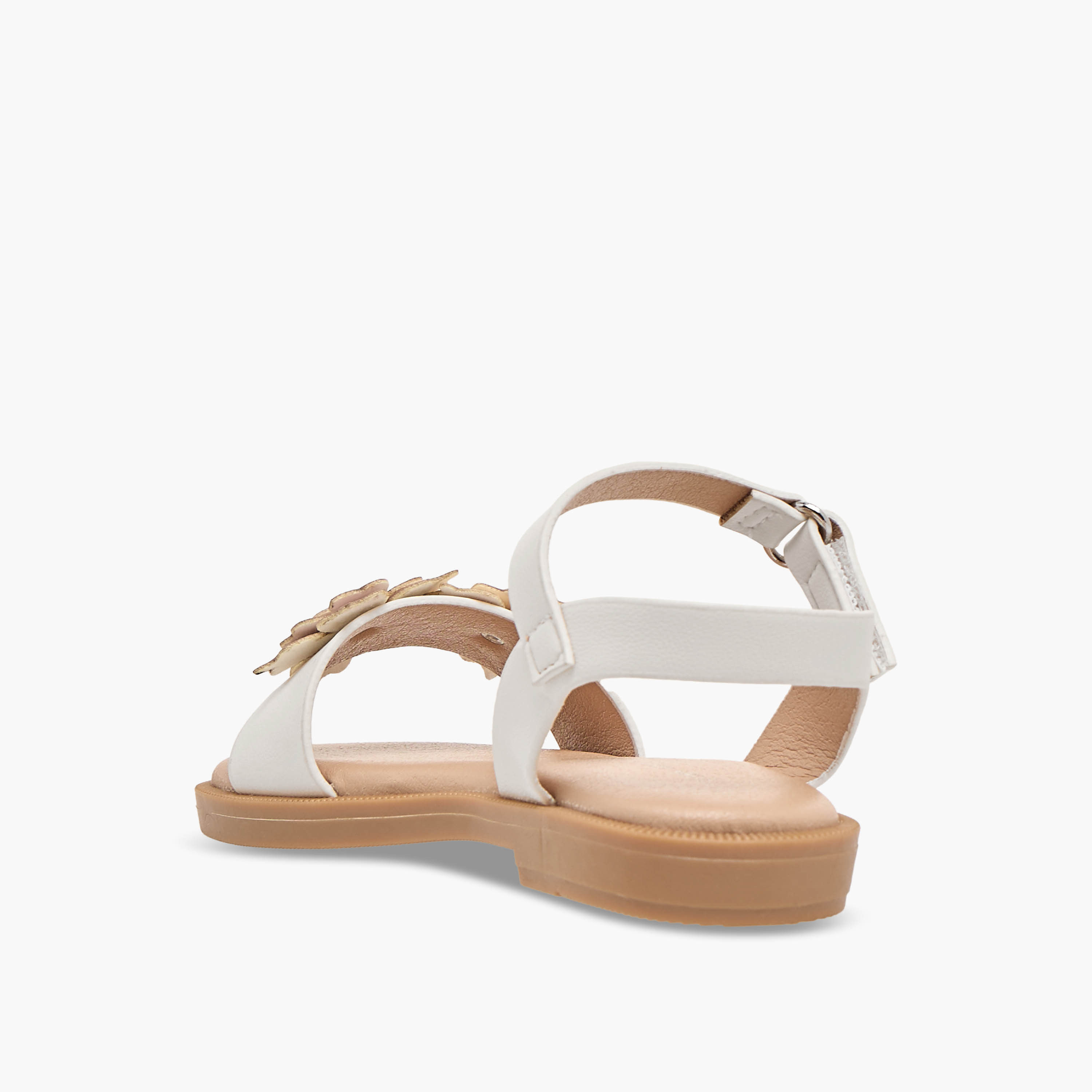 صندل بأحزمة وشريط إغلاق لاصق للبنات من فلورا بيلا-girls-shoes-sandals-image-13