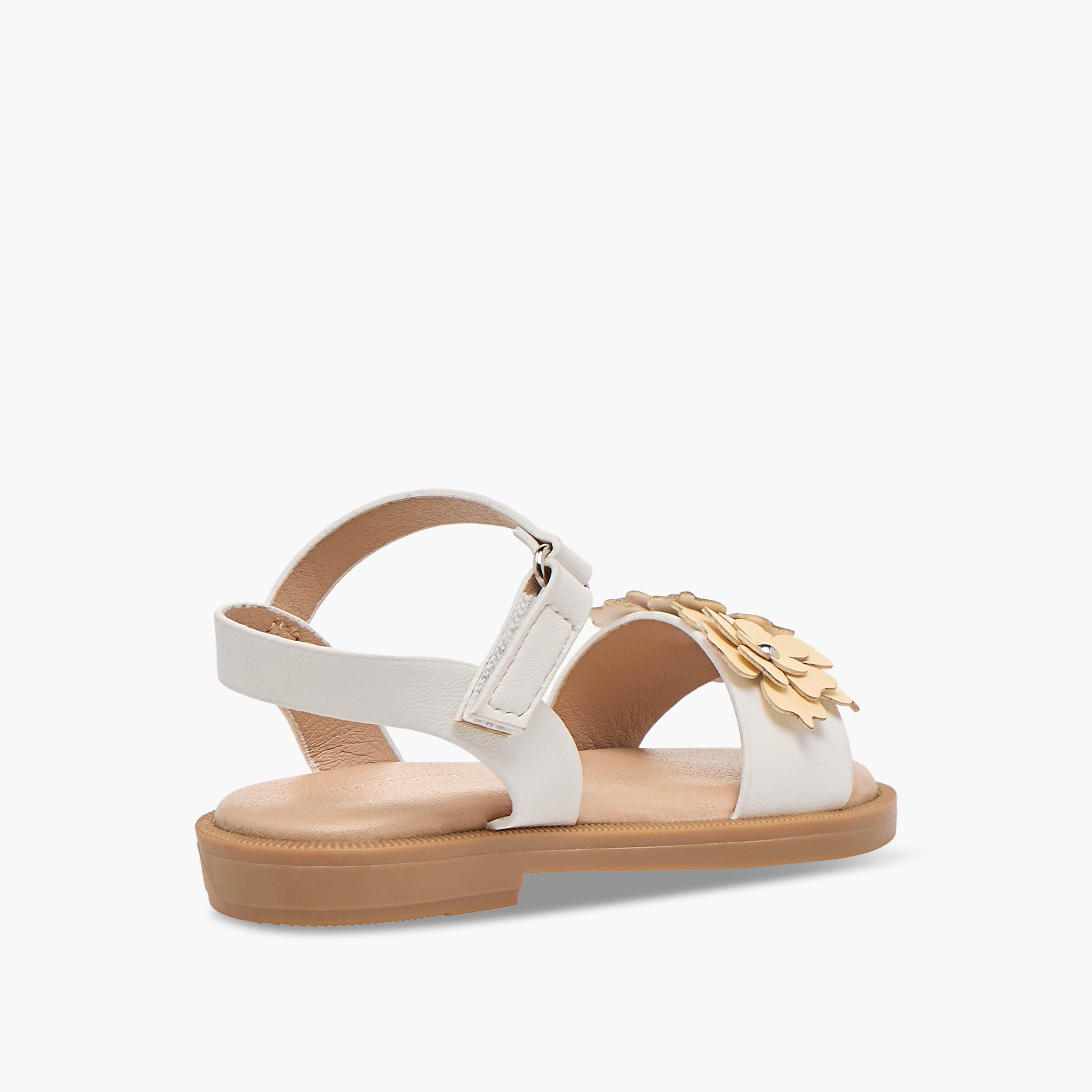 صندل بأحزمة وشريط إغلاق لاصق للبنات من فلورا بيلا-girls-shoes-sandals-image-6