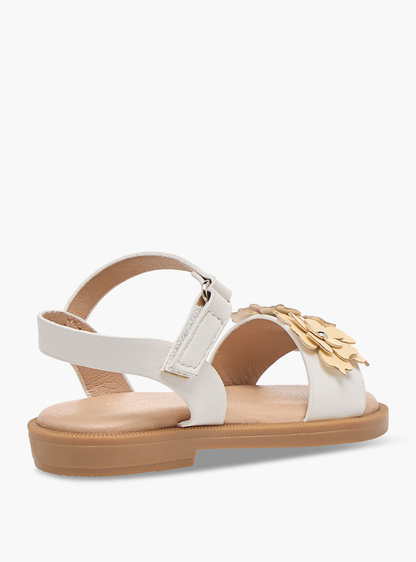 صندل بأحزمة وشريط إغلاق لاصق للبنات من فلورا بيلا-girls-shoes-sandals-image-6