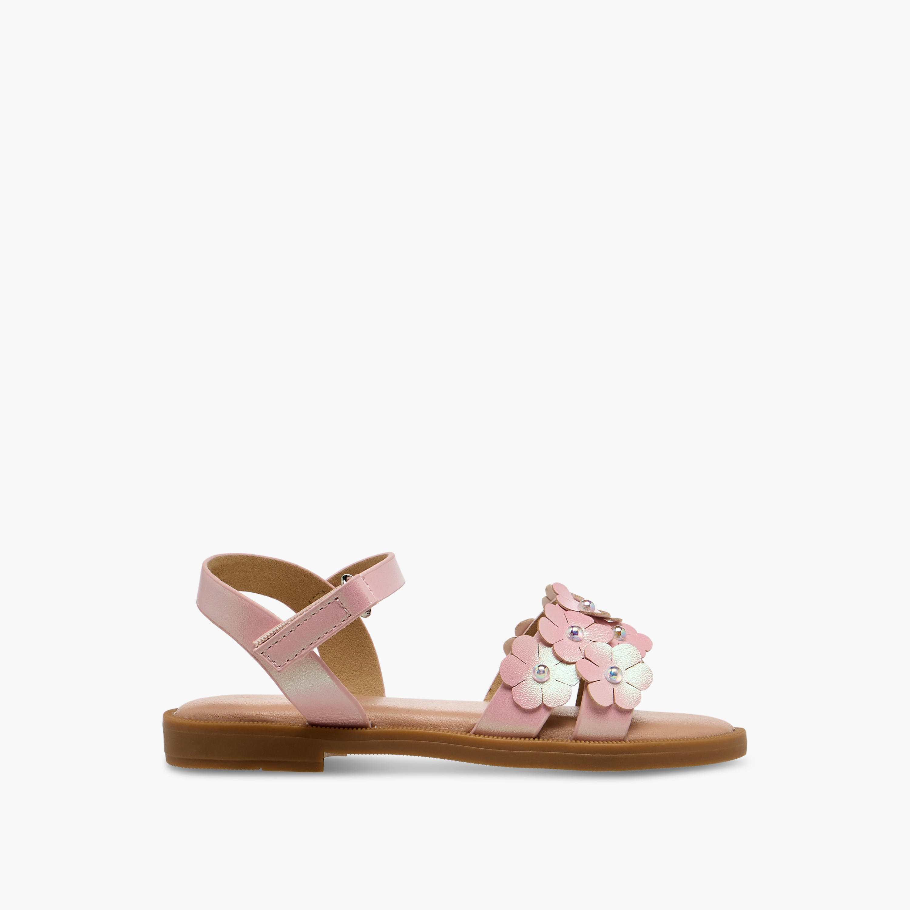 Flora Bella Girls Hook and Loop Closure Sandals-girls-shoes-sandals-image-2