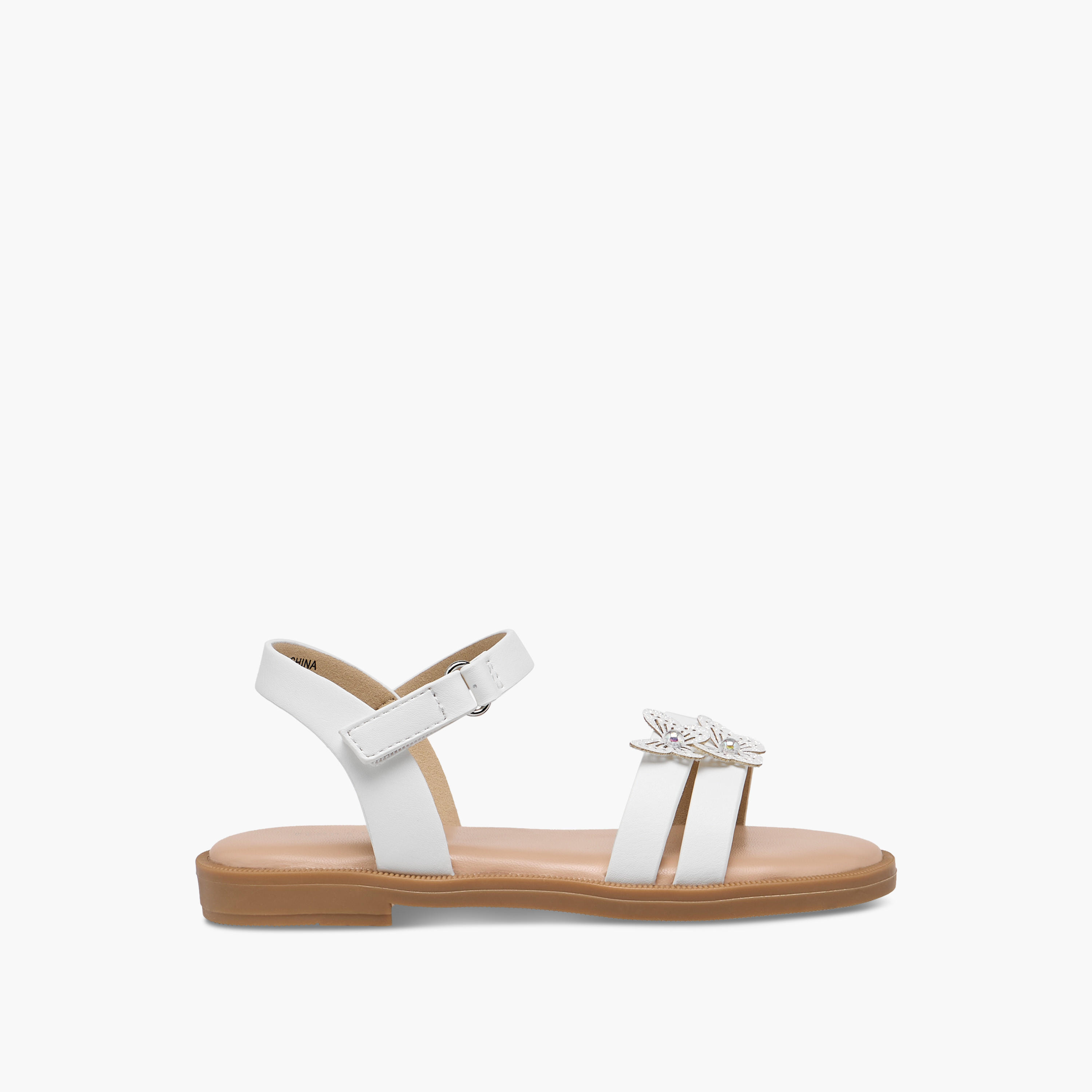 صندل بشريط لاصق للبنات من فلورا بيلا-girls-shoes-sandals-image-2