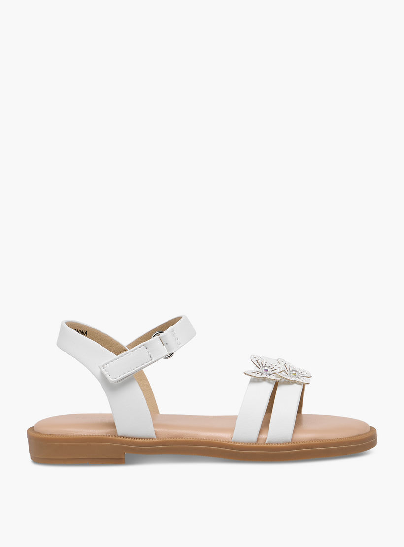 صندل بشريط لاصق للبنات من فلورا بيلا-girls-shoes-sandals-image-2