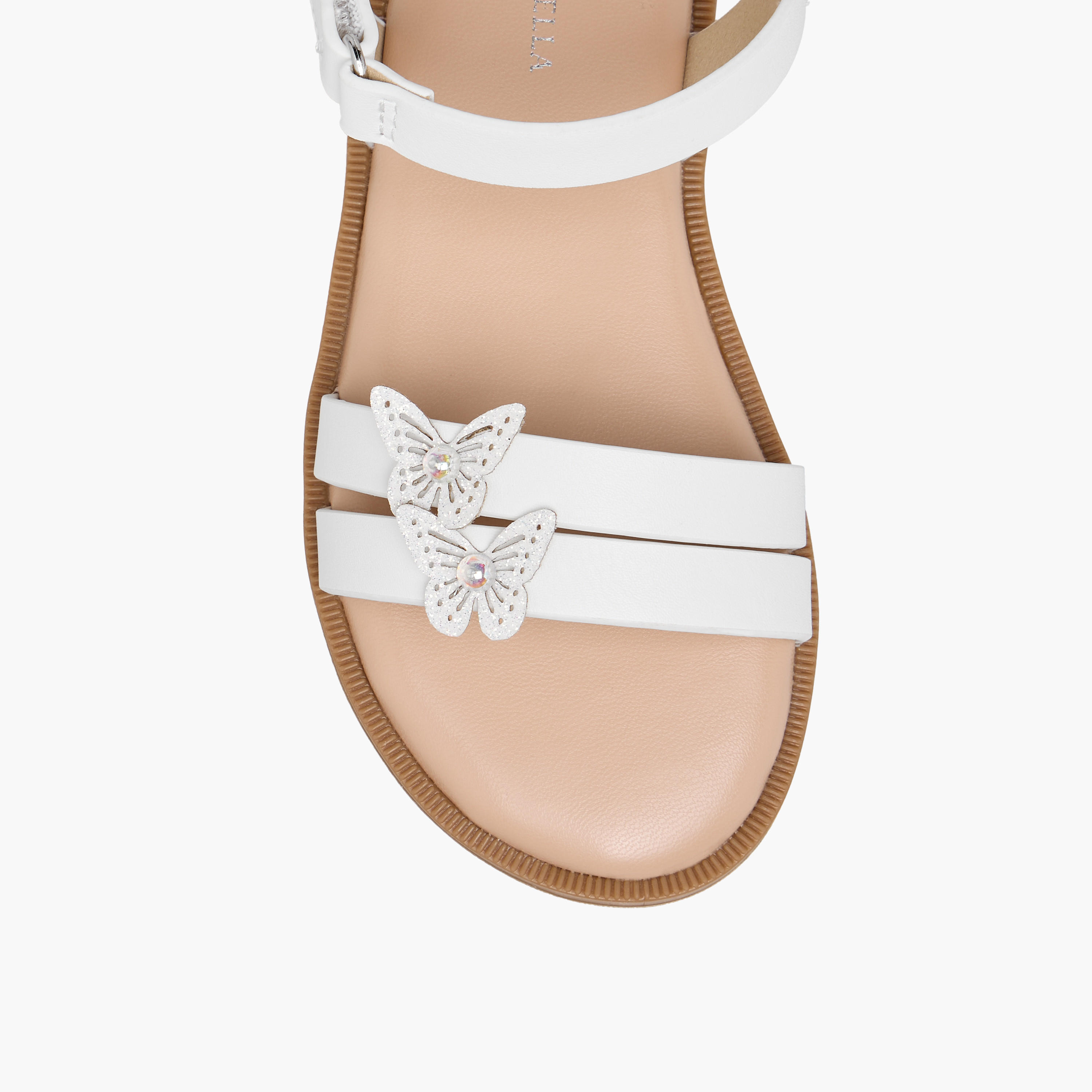 صندل بشريط لاصق للبنات من فلورا بيلا-girls-shoes-sandals-image-3
