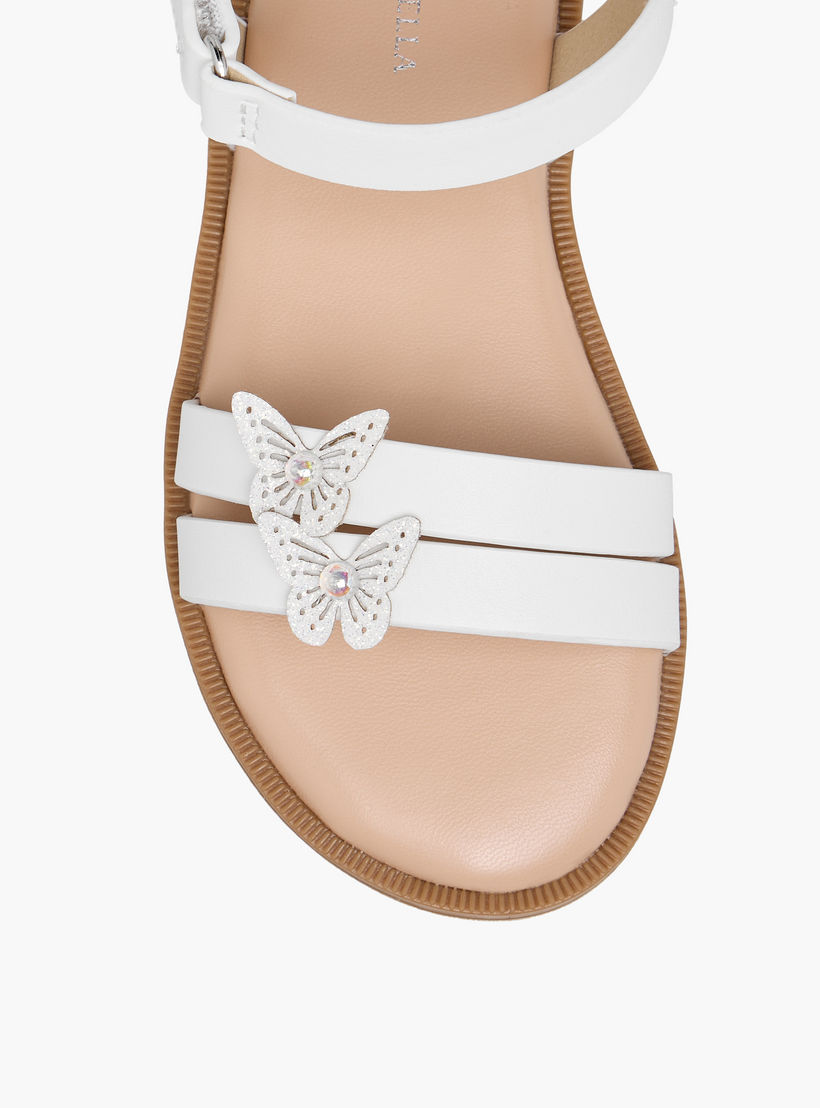 صندل بشريط لاصق للبنات من فلورا بيلا-girls-shoes-sandals-image-3