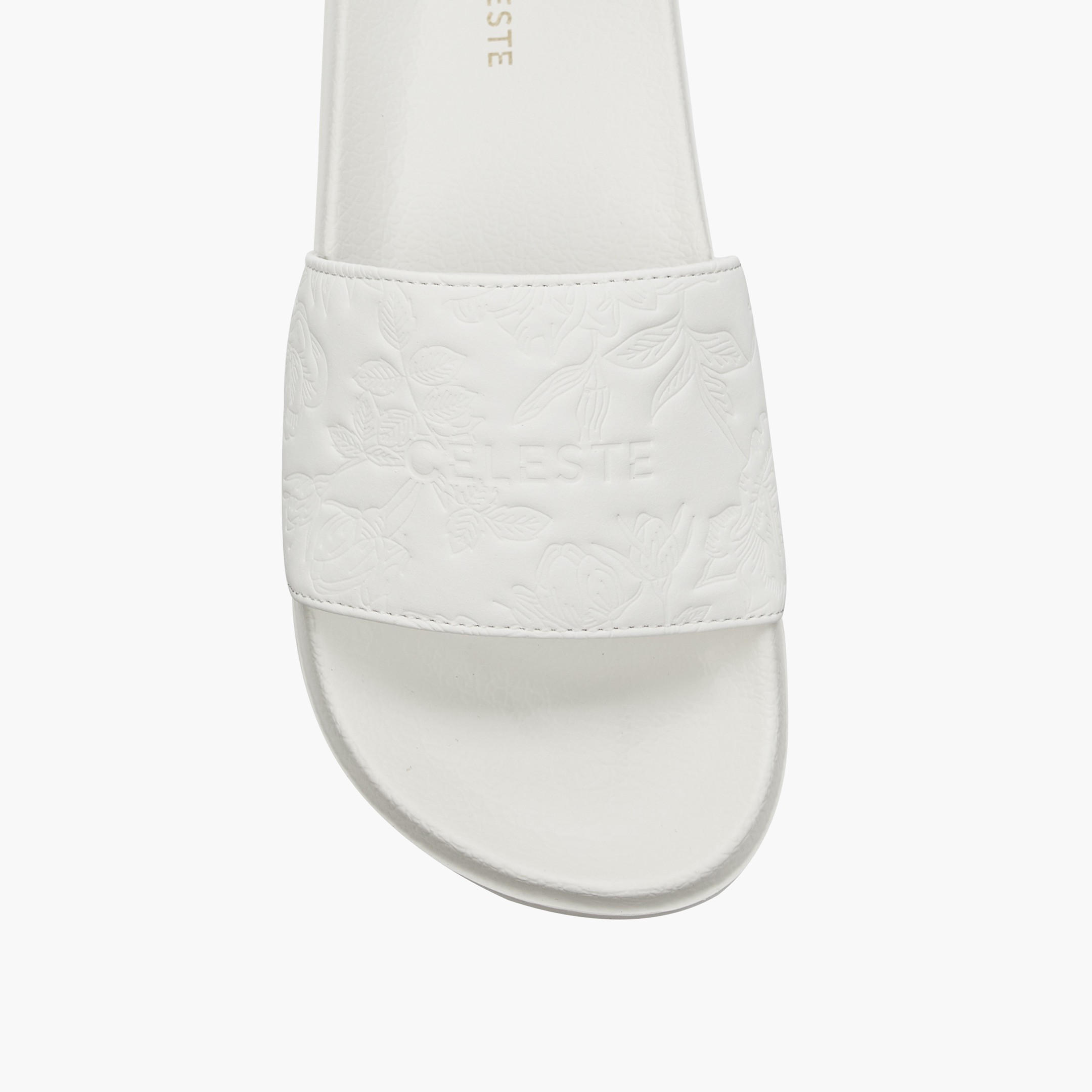 Celeste Women Floral Embossed Slides-women-shoes-flipflopsandslides-image-4