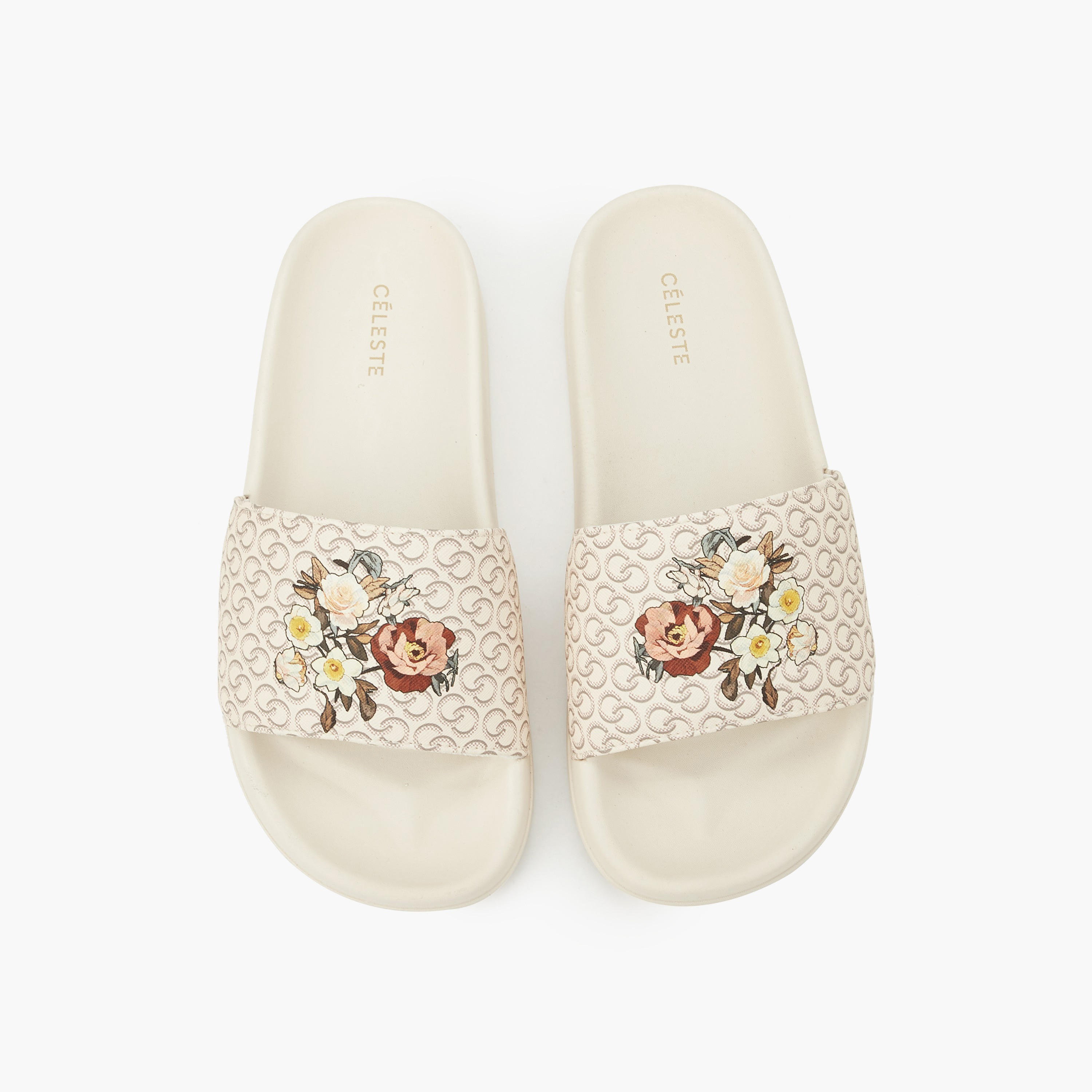 Celeste Women Floral Print Slides-women-shoes-flipflopsandslides-image-1