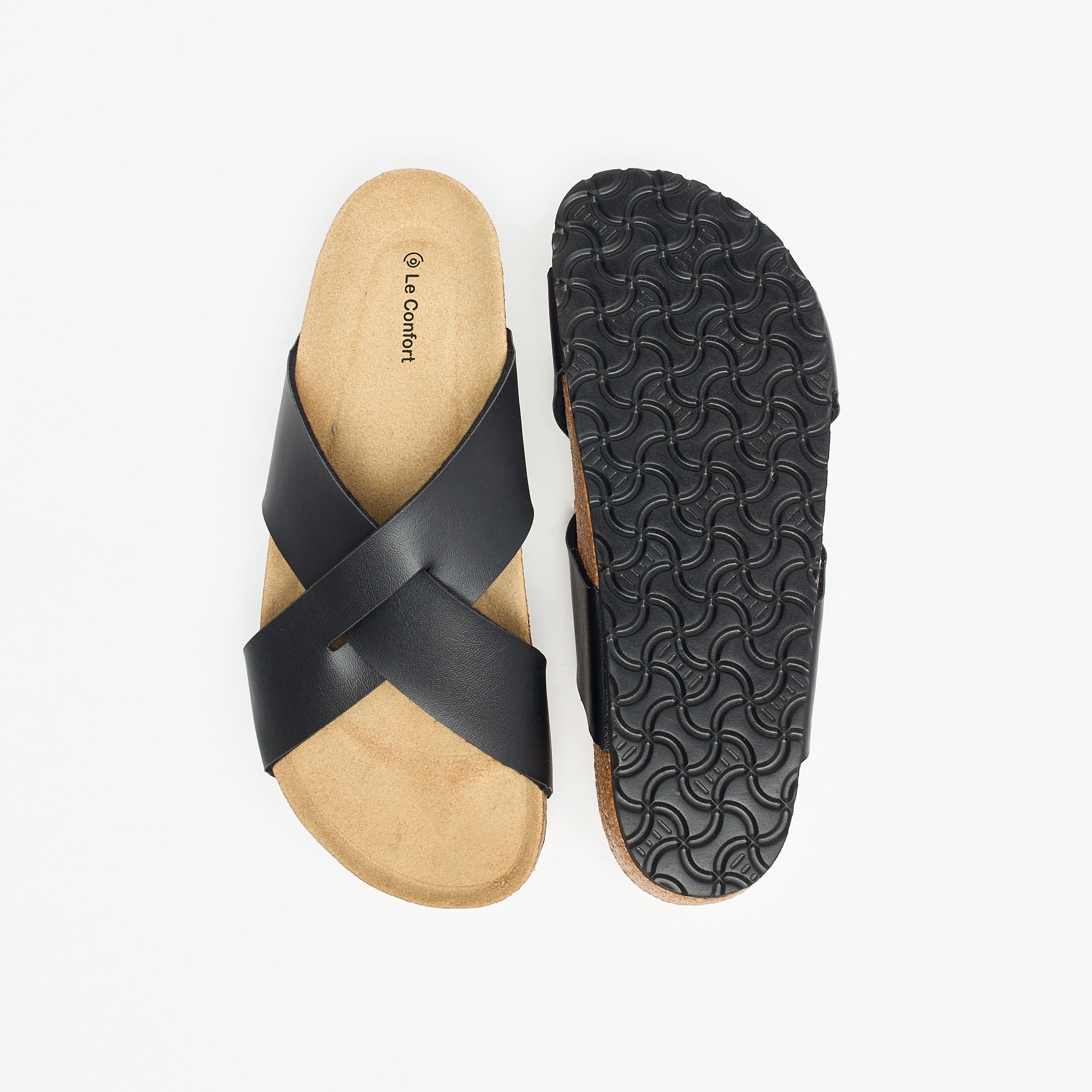صندل سهل الارتداء بأحزمة متقاطعة من لو كونفورت-men-shoes-sandals-image-5
