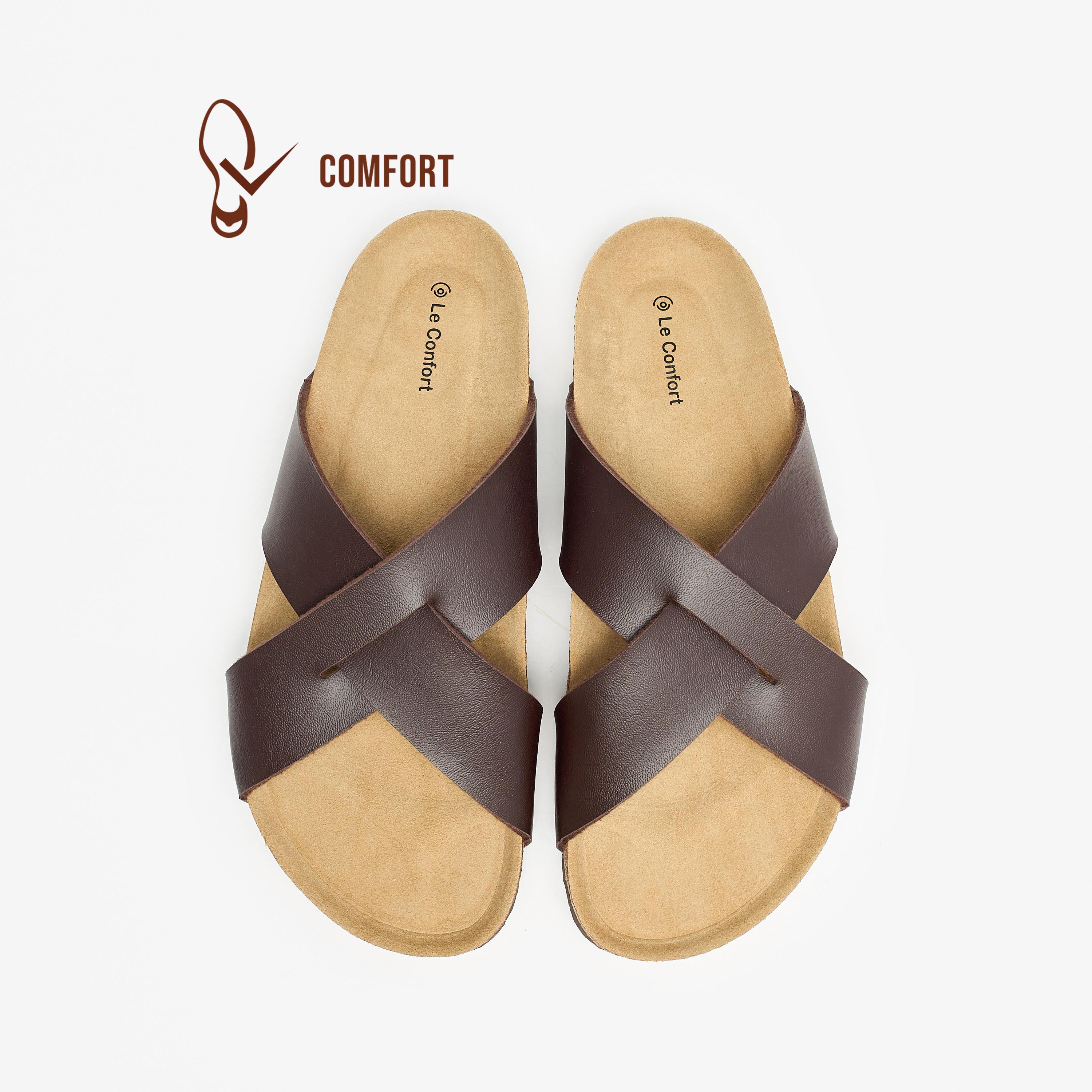 صندل سهل الارتداء بأحزمة متقاطعة من لو كونفورت-men-shoes-sandals-image-1