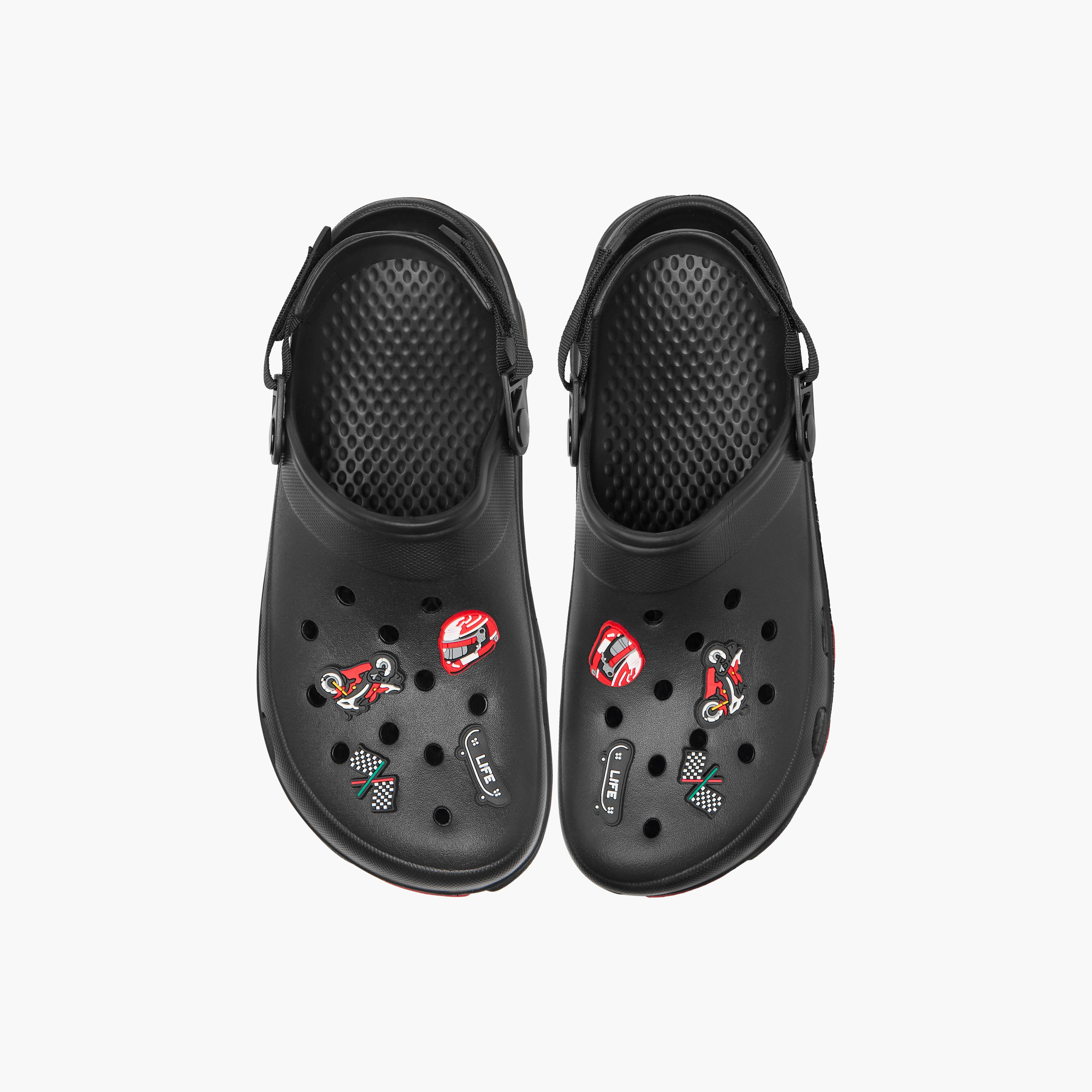 Lee Cooper Men's Applique Detail Clogs with Backstrap-men-shoes-sandals-image-1