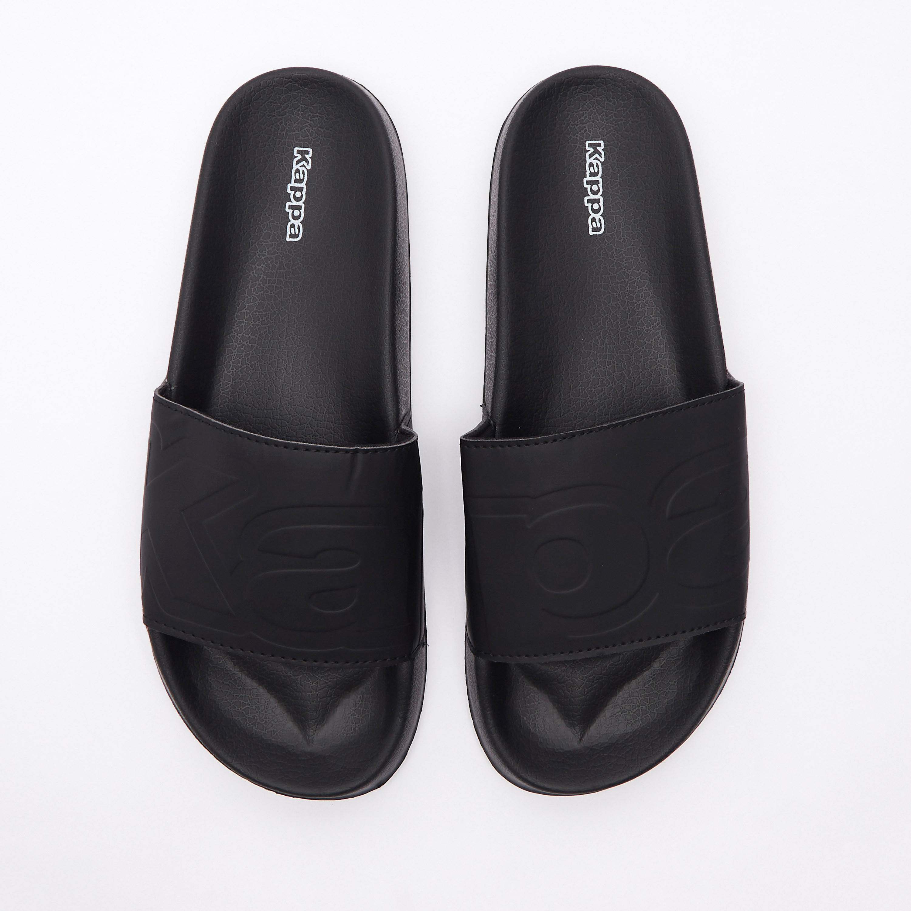 Kappa Men's Debossed Open Toe Slide Slippers-men-shoes-flipflopsandslides-image-1