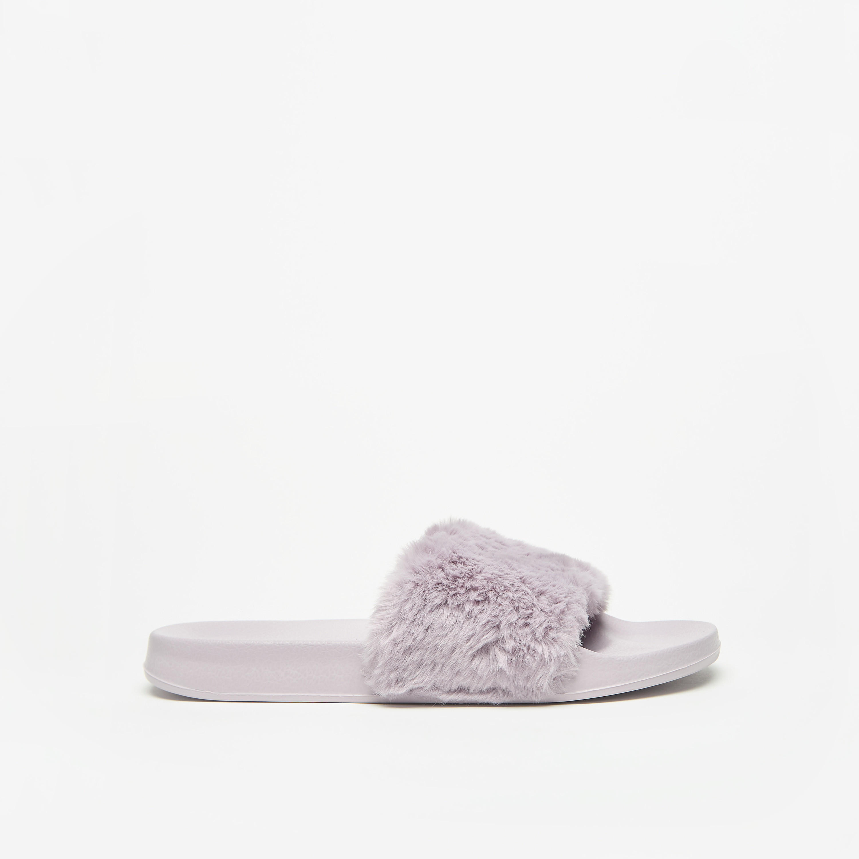 Celeste Women's Faux Fur Textured Slip-On Slides-women-shoes-flipflopsandslides-image-3