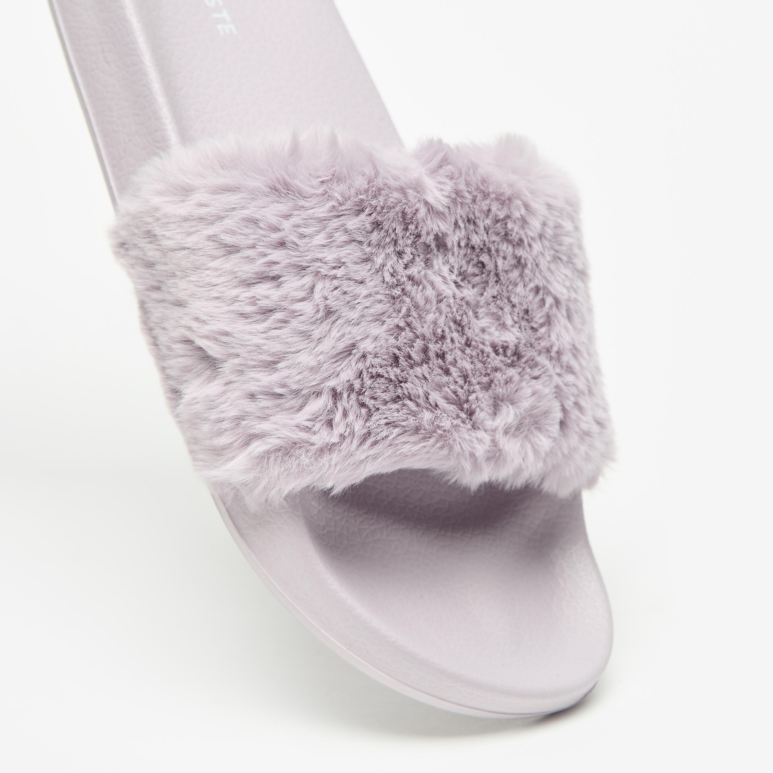 Celeste Women's Faux Fur Textured Slip-On Slides-women-shoes-flipflopsandslides-image-4