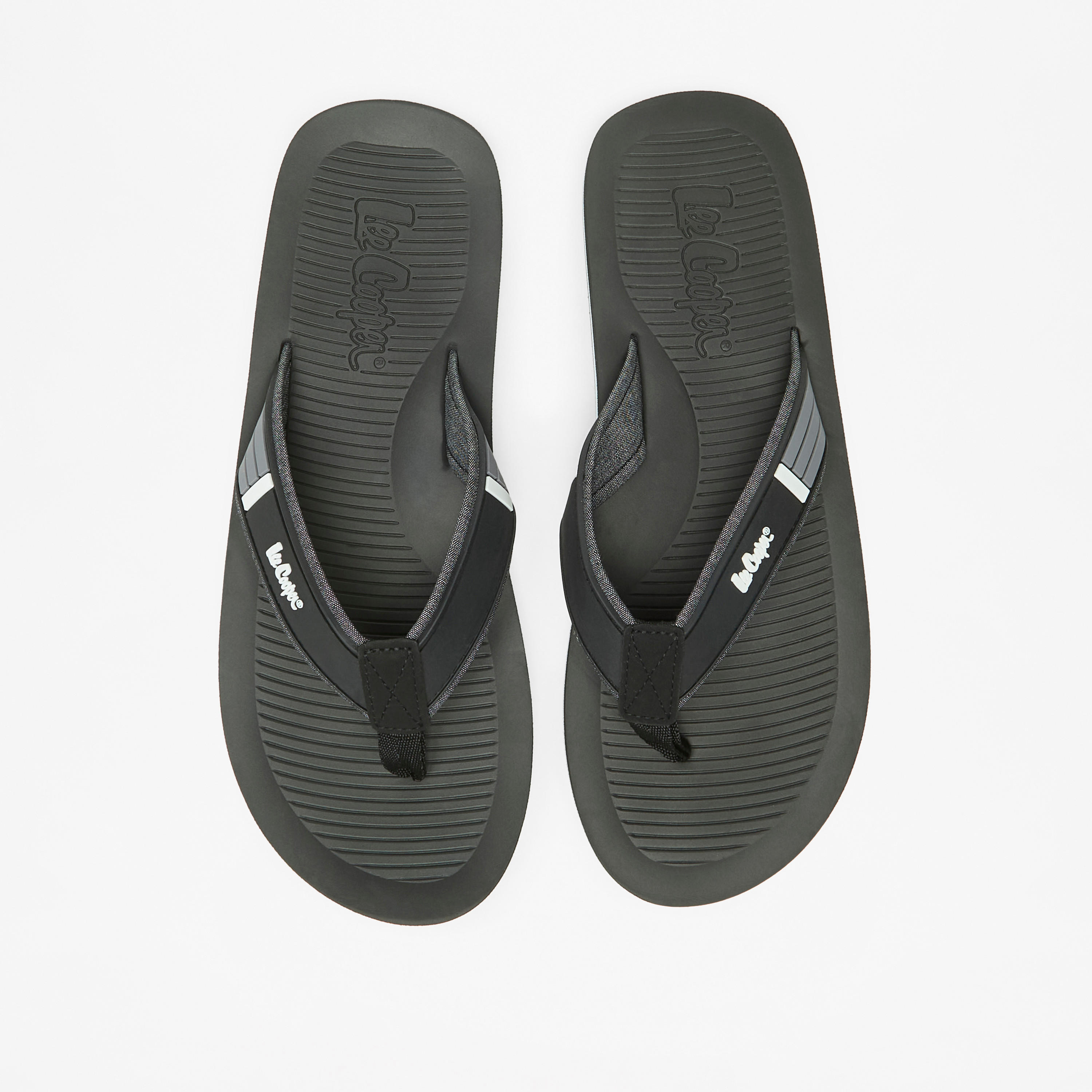 Lee Cooper Men's Logo Detail Thong Slippers-men-shoes-flipflopsandslides-image-1