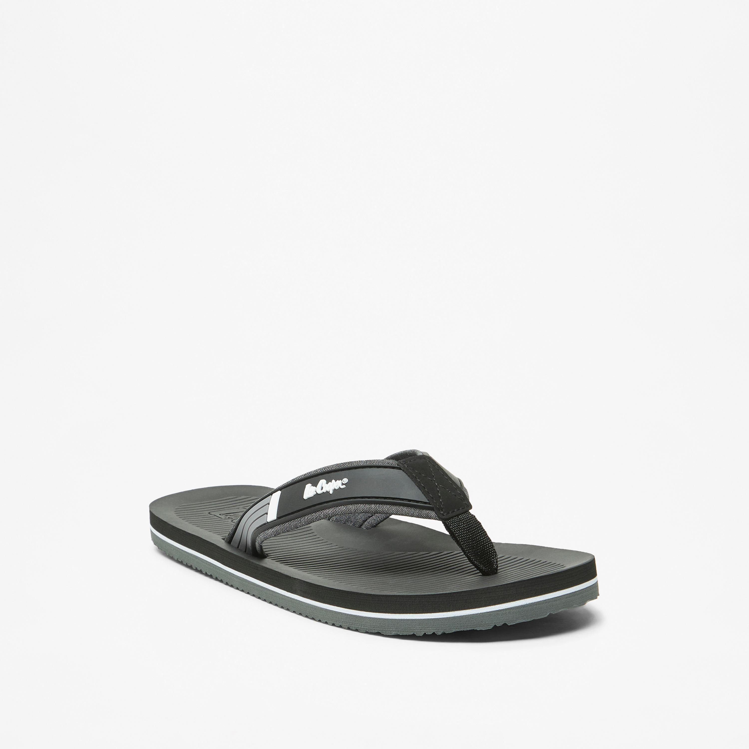 Lee Cooper Men's Logo Detail Thong Slippers-men-shoes-flipflopsandslides-image-2