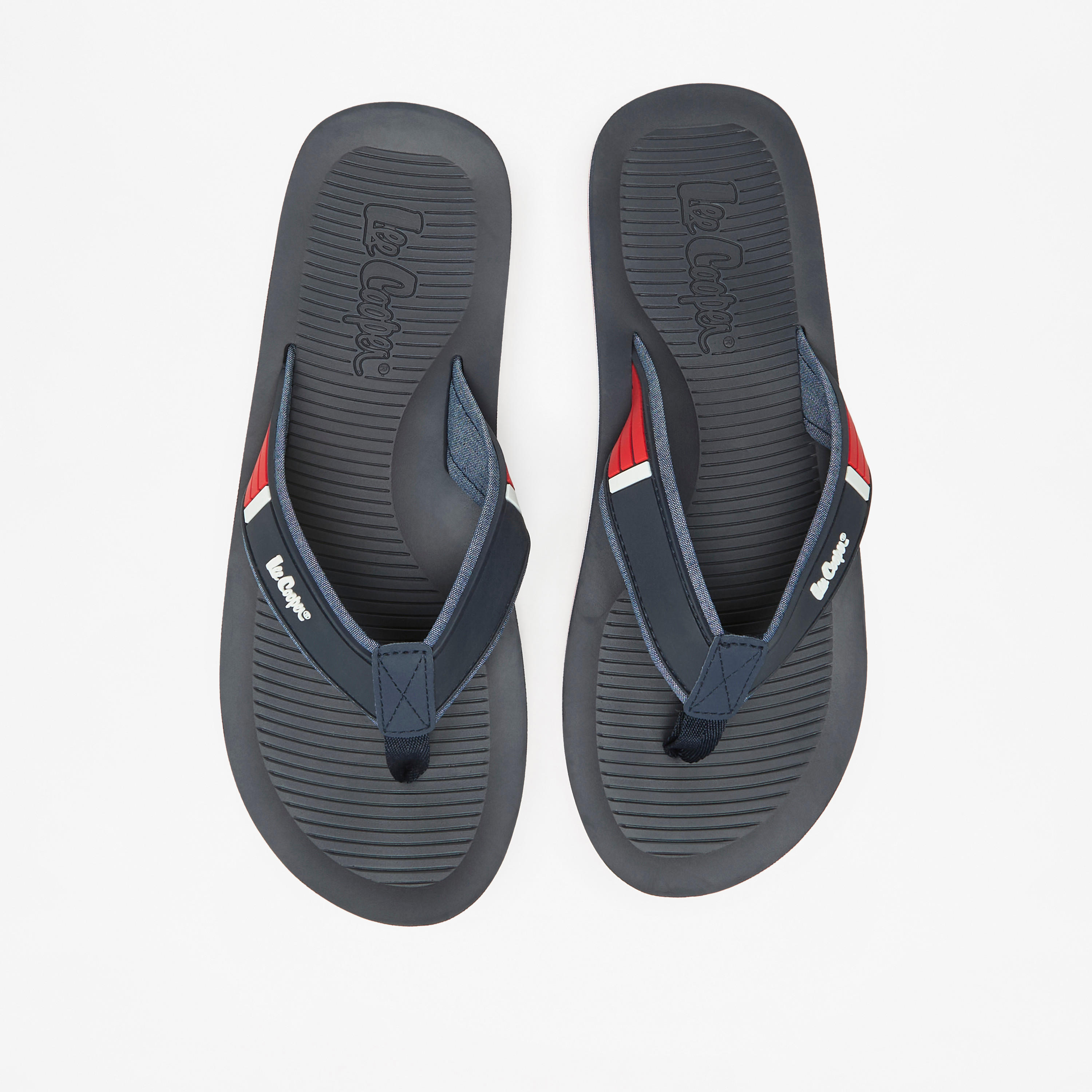 Lee Cooper Men's Logo Detail Thong Slippers-men-shoes-flipflopsandslides-image-1