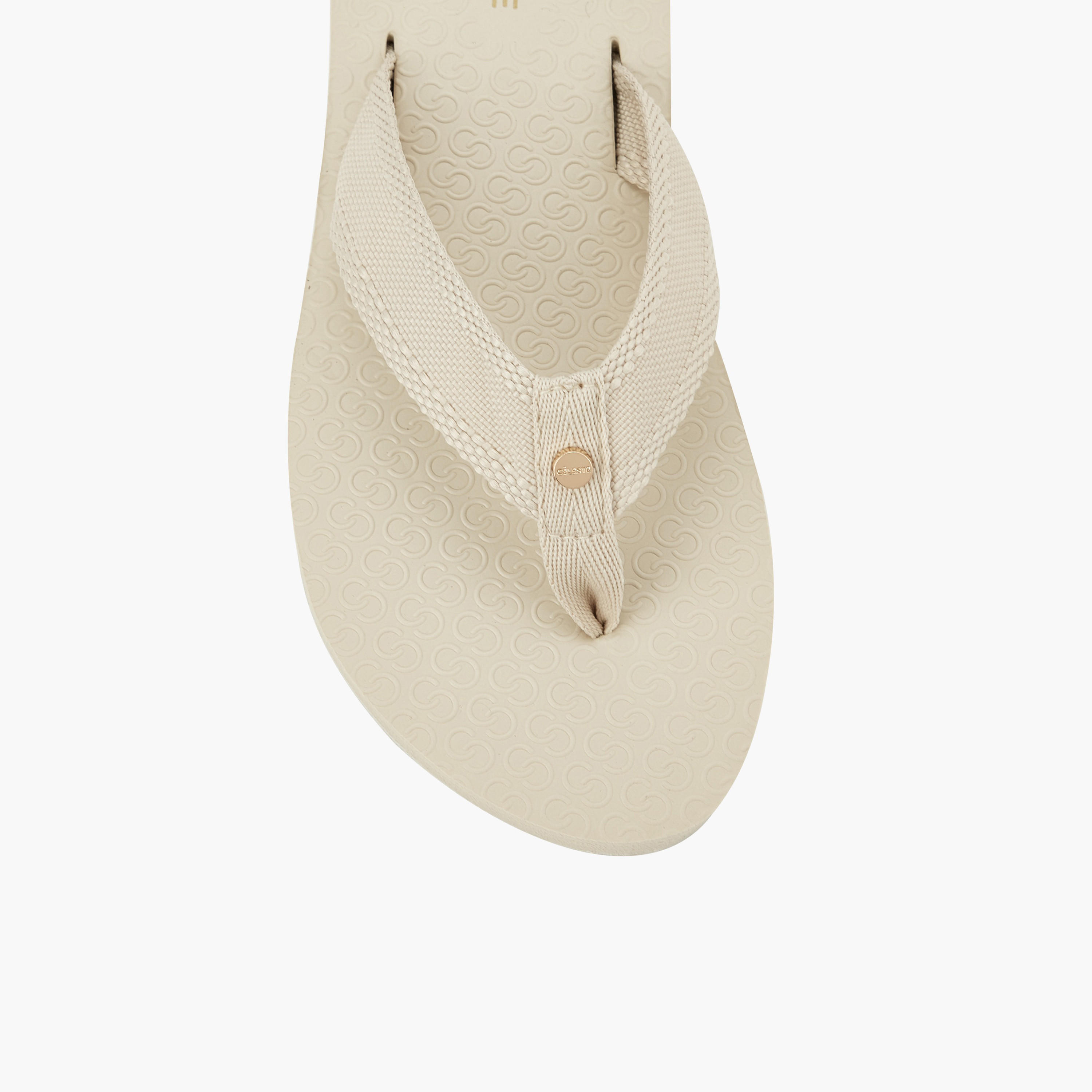 Celeste Women Monogram Textured Flip Flops-women-shoes-flipflopsandslides-image-4