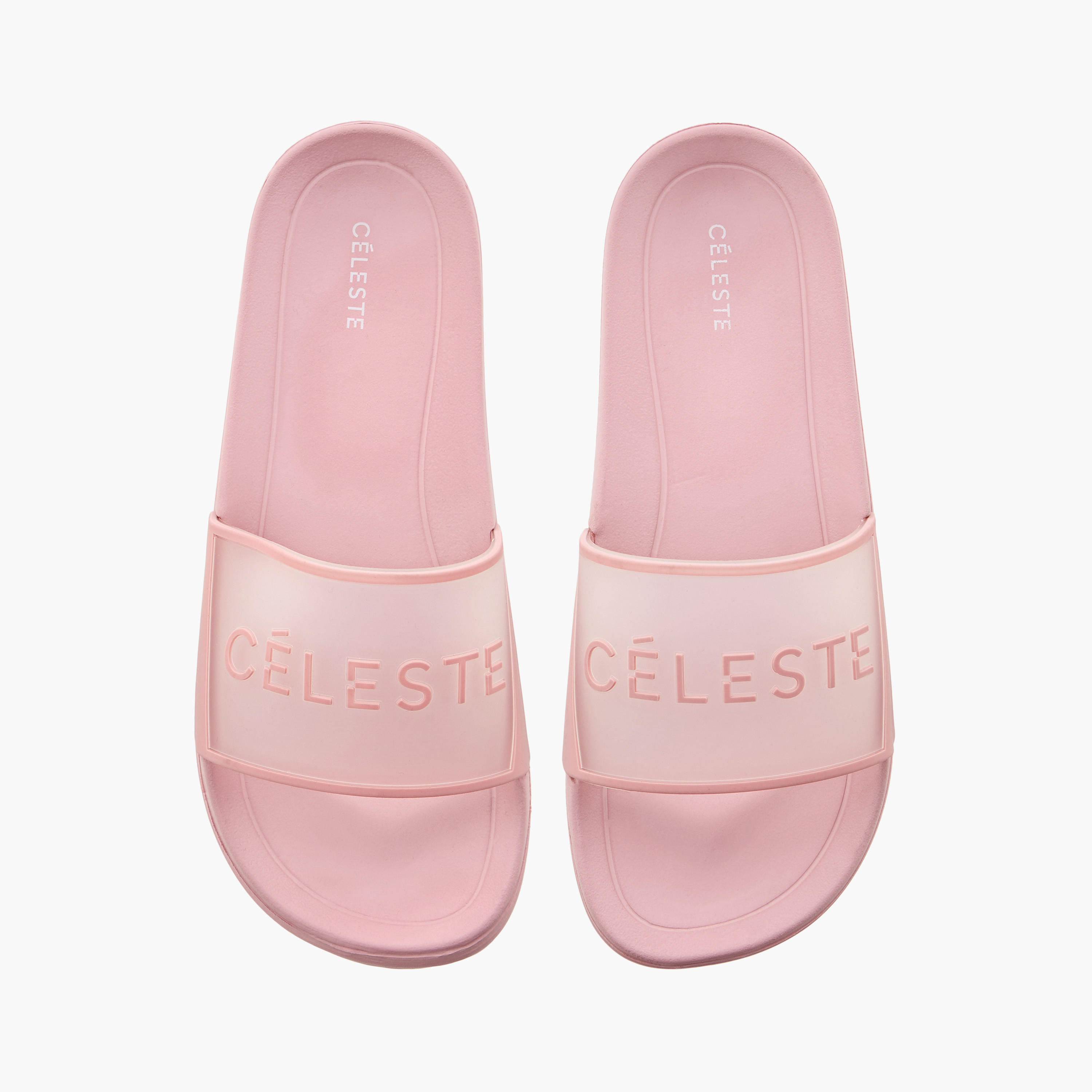 Celeste Women's Logo Detail Slip-On Slides-women-shoes-flipflopsandslides-image-1