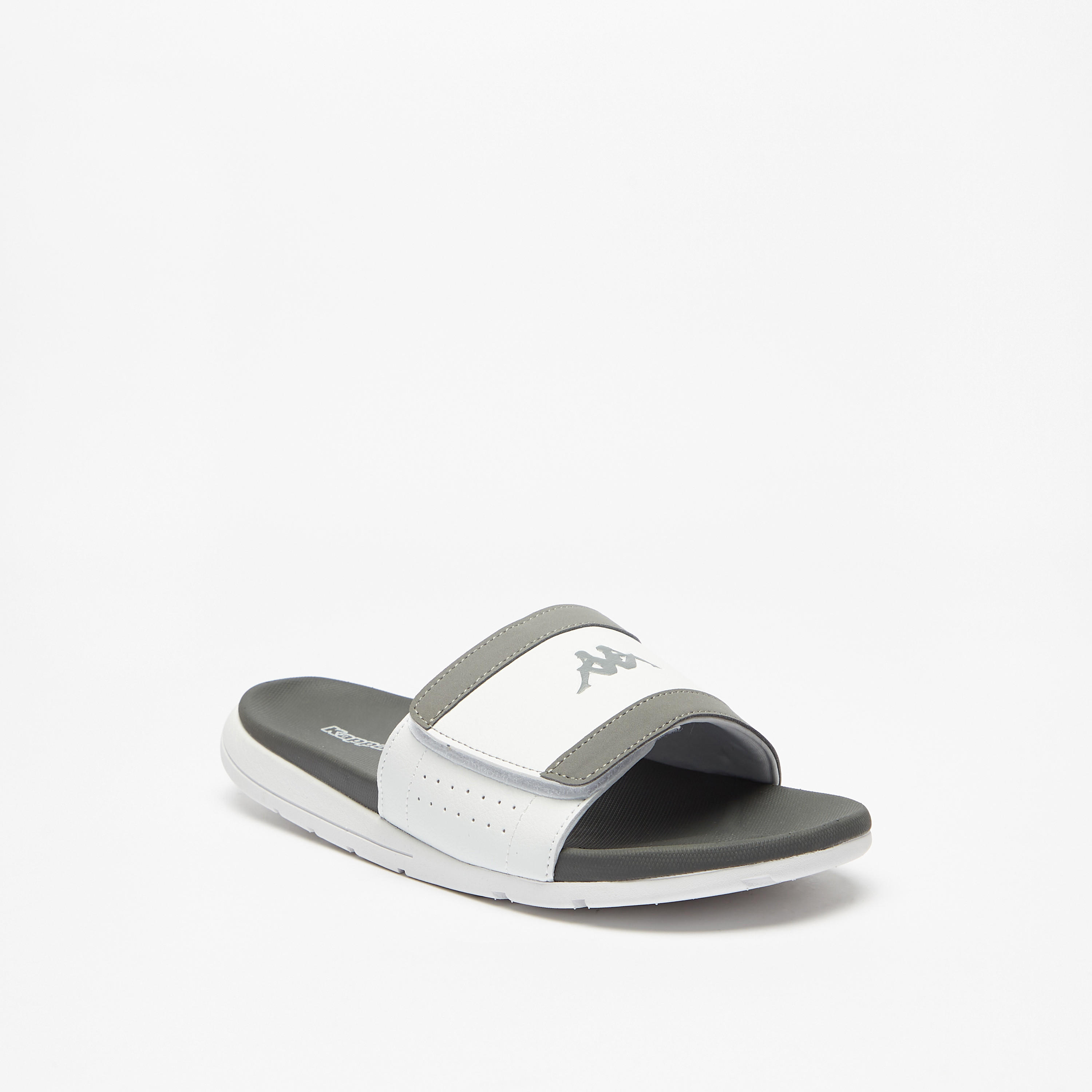 Kappa Men's Logo Embossed Slip-On Slides-men-shoes-flipflopsandslides-image-2