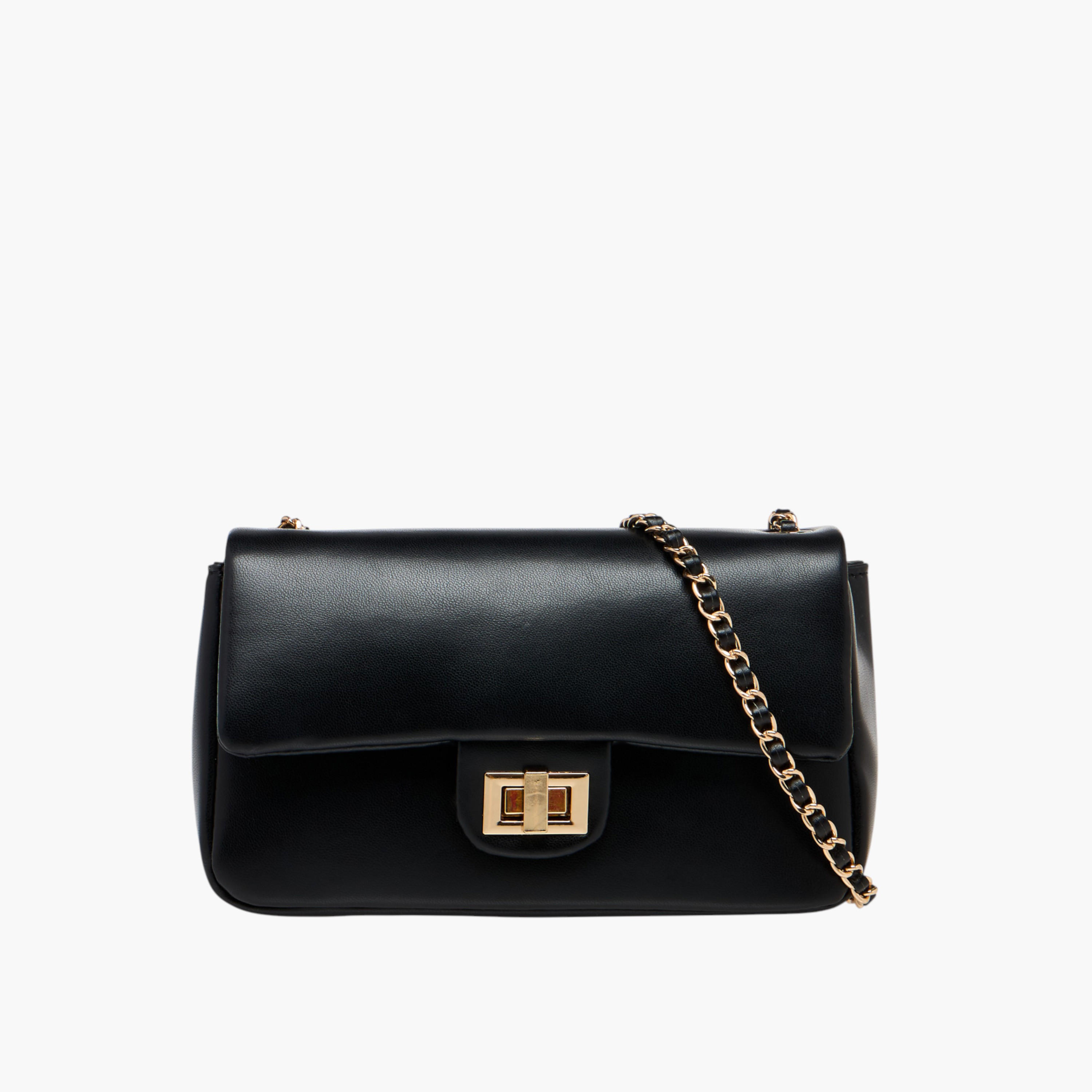 Flora Bella Solid Crossbody Bag with Twist Lock Closure-women-bagsandwallets-handbags-image-1