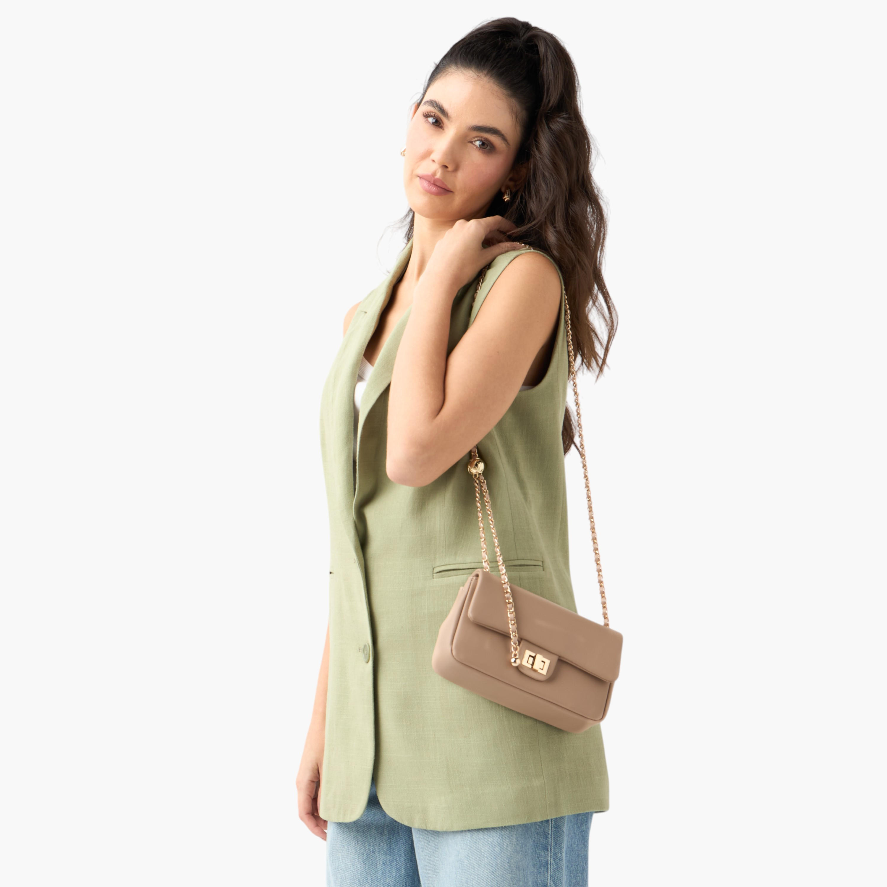 شنطة كروس بودي سادة بقفل إغلاق دوّار من فلورا بيلا-women-bagsandwallets-handbags-image-2