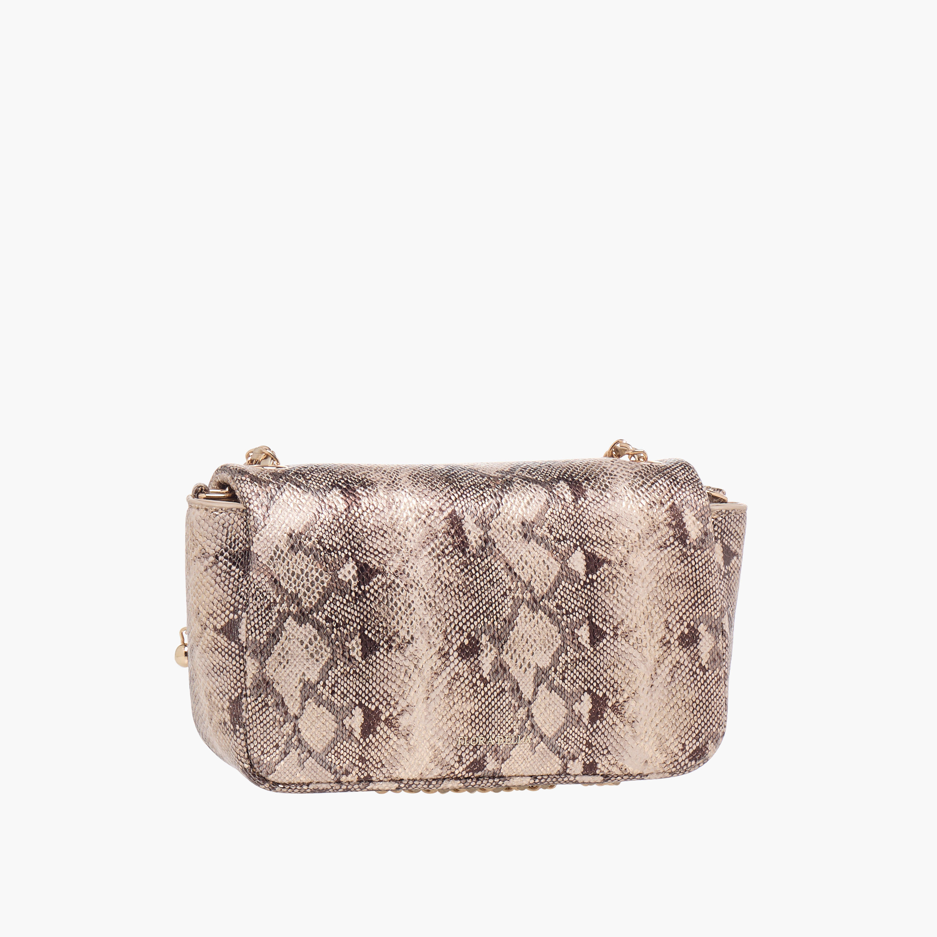 شنطة كروس بودي بحزام سلسلة وقفل إغلاق وطبعات حيوانات من فلورا بيلا-women-bagsandwallets-handbags-image-3