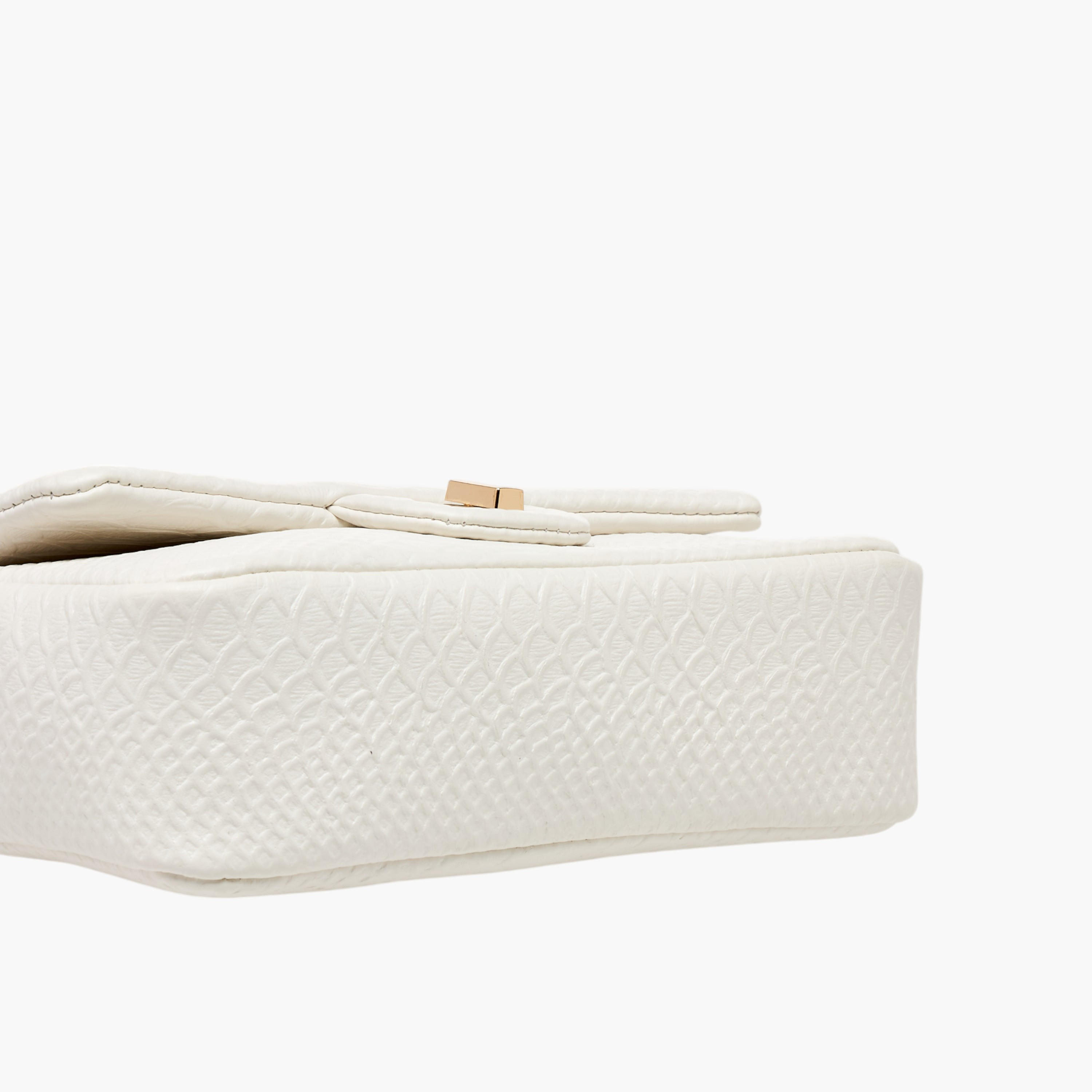 Flora Bella Textured Crossbody Bag with Chain Strap and Twist Lock Closure-women-bagsandwallets-handbags-image-7