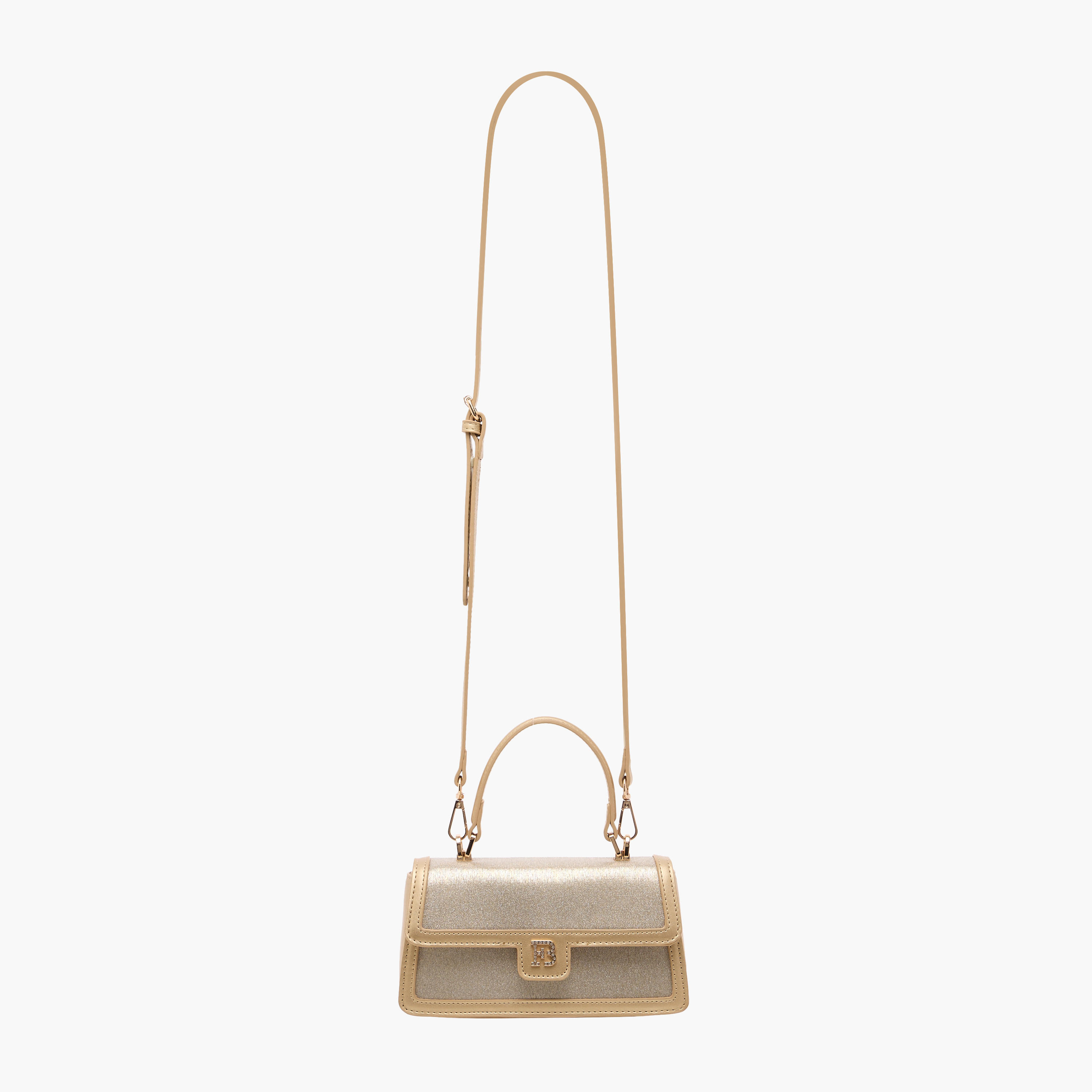Flora Bella Panelled Satchel Bag with Detachable Strap and Button Closure-women-bagsandwallets-handbags-image-2
