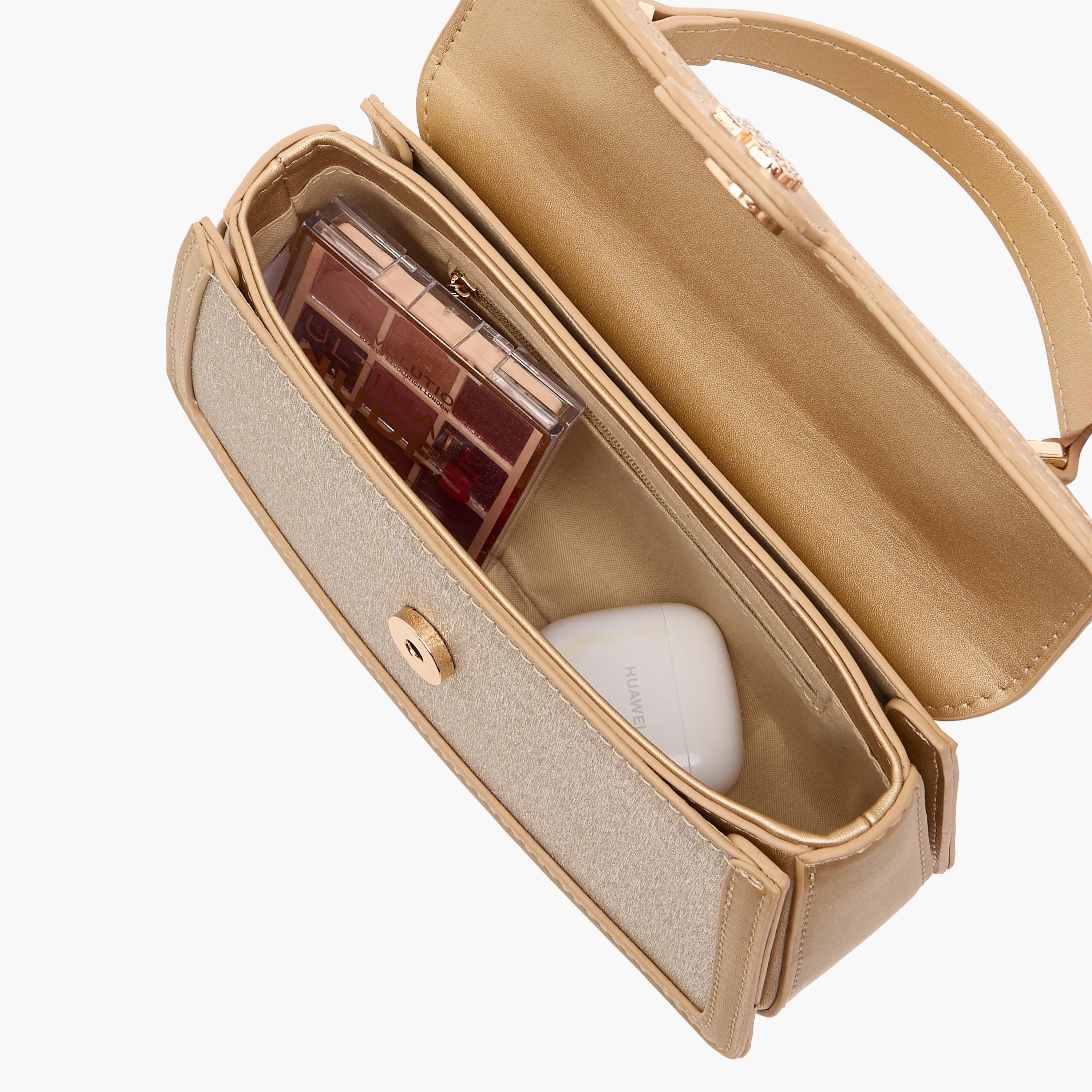 Flora Bella Panelled Satchel Bag with Detachable Strap and Button Closure-women-bagsandwallets-handbags-image-7