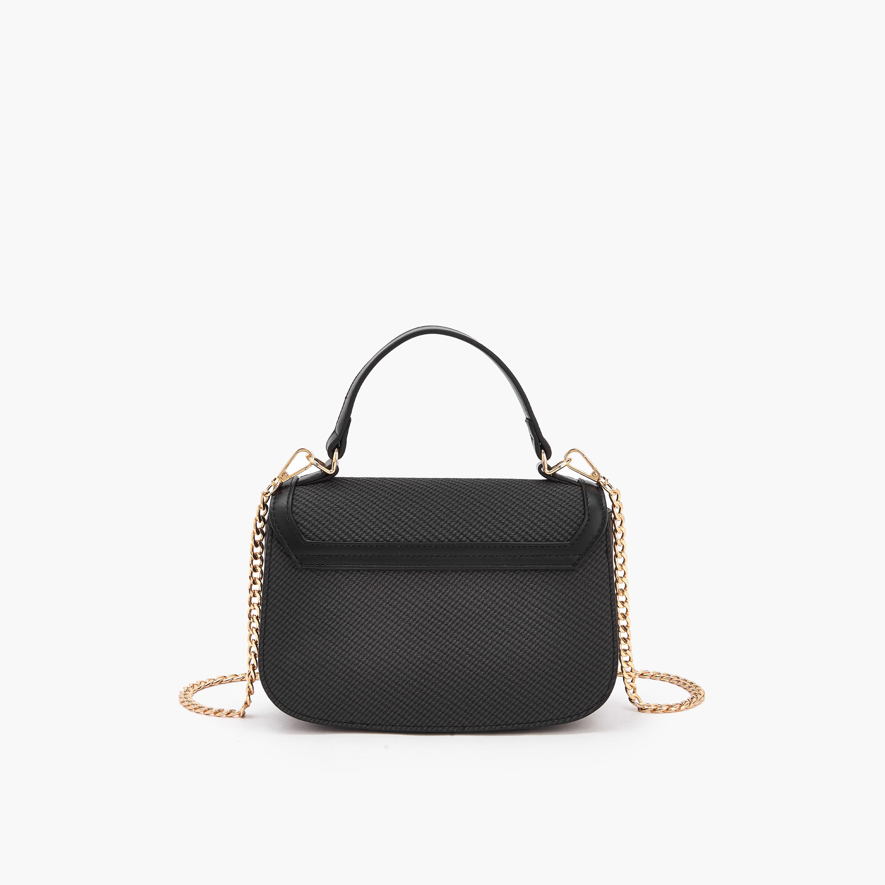 شنطة كروس بودي بتفاصيل شعار مع حزام سلسلة من فلورا بيلا-women-bagsandwallets-handbags-image-5
