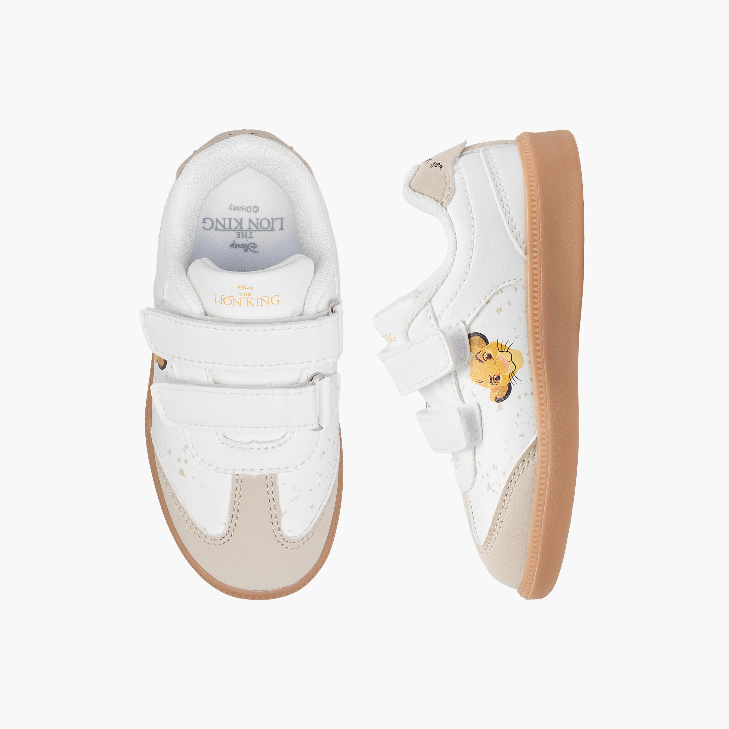 Disney The Lion King Print Sneakers with Hook and Loop Closure-boys-shoes-sneakers-image-1