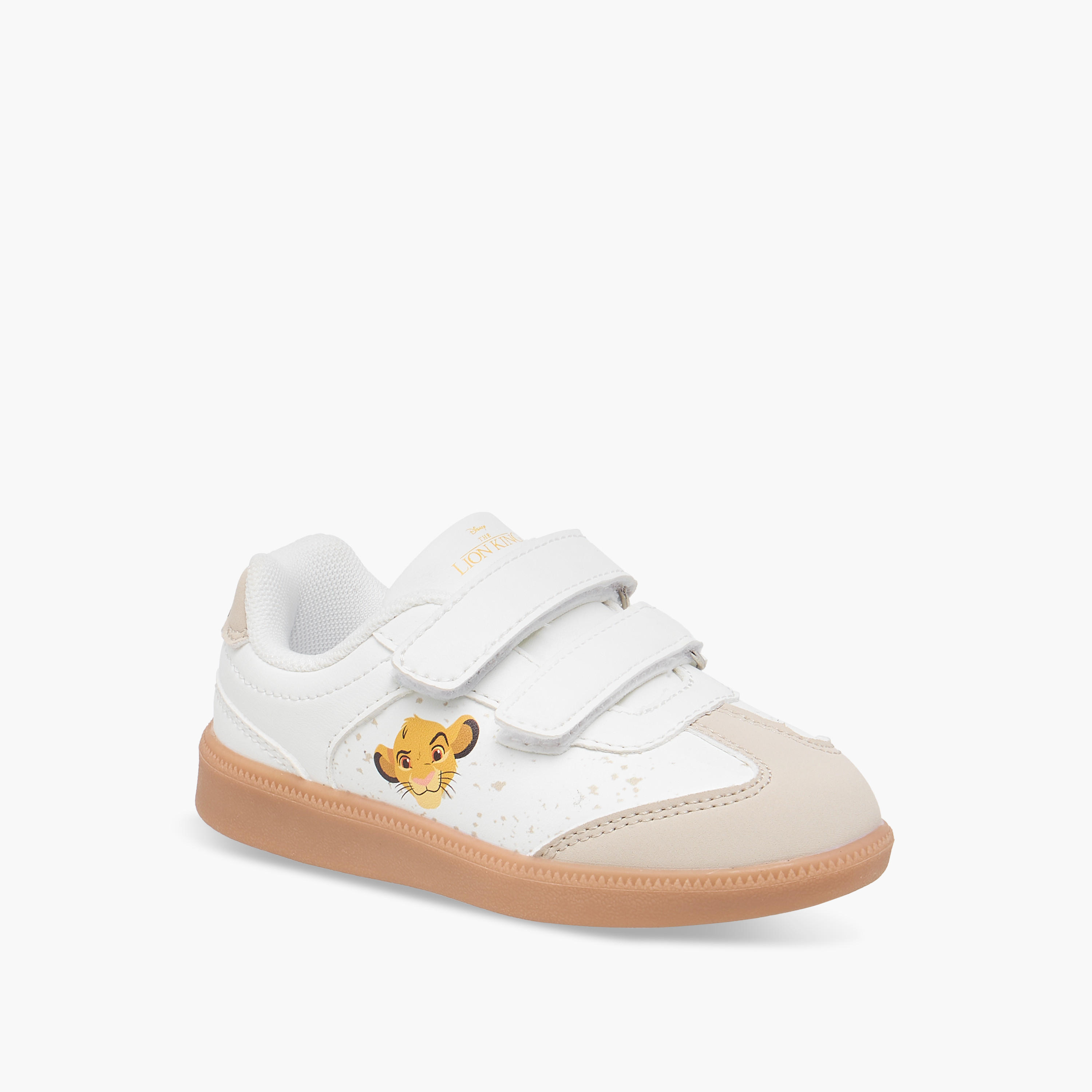 Disney The Lion King Print Sneakers with Hook and Loop Closure-boys-shoes-sneakers-image-2