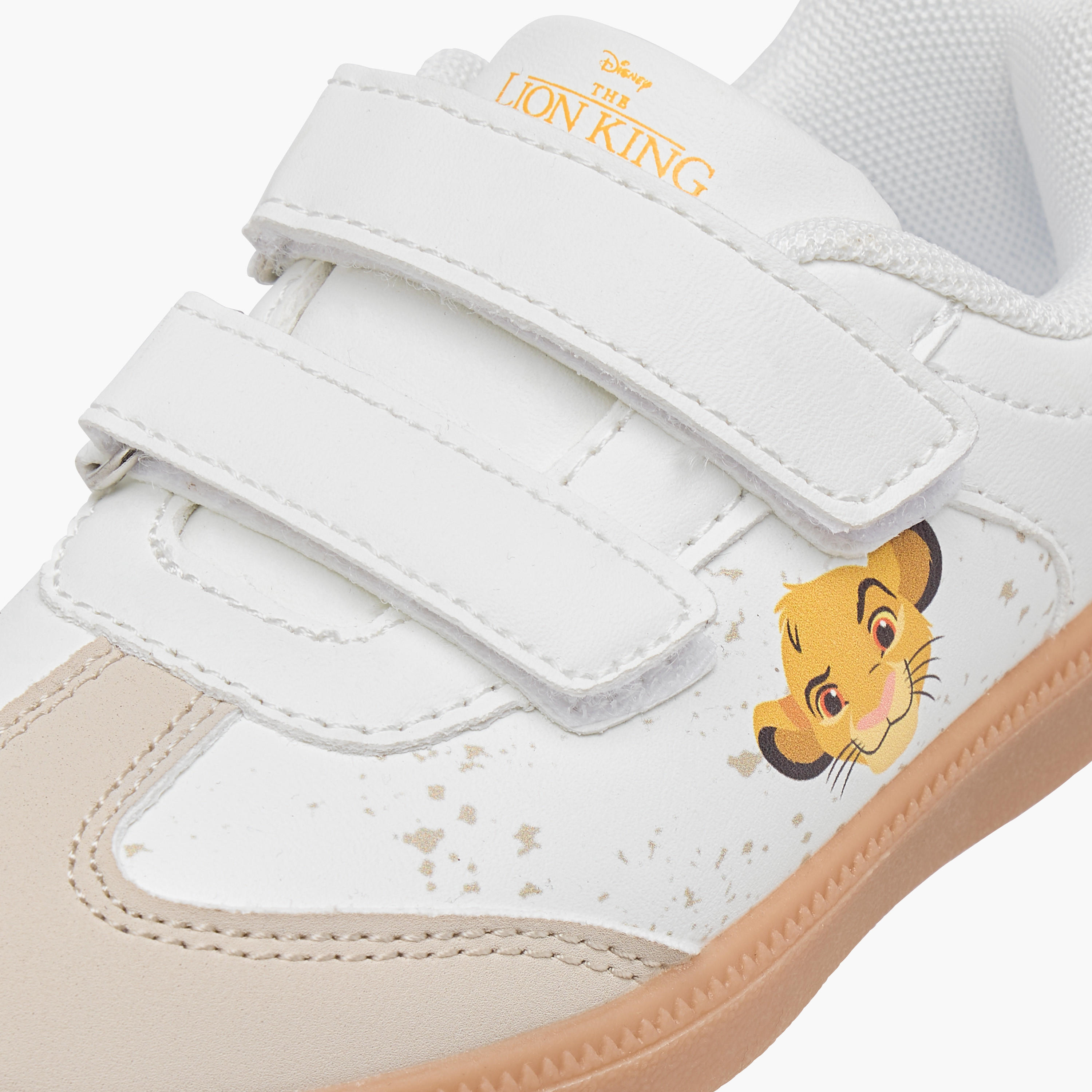Disney The Lion King Print Sneakers with Hook and Loop Closure-boys-shoes-sneakers-image-4